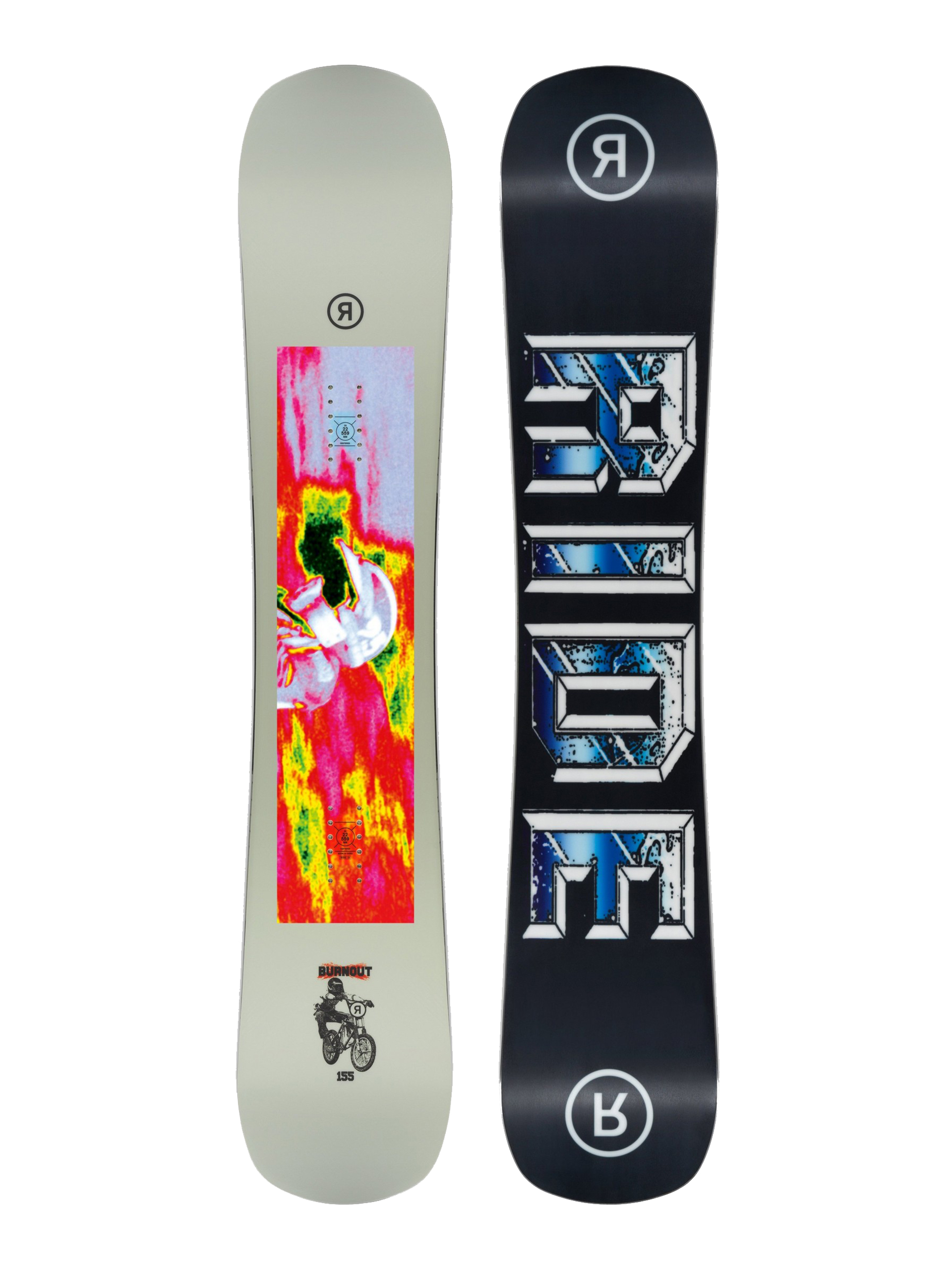 Deska snowboardowa Burton Custom - wielobarwny (jungle)