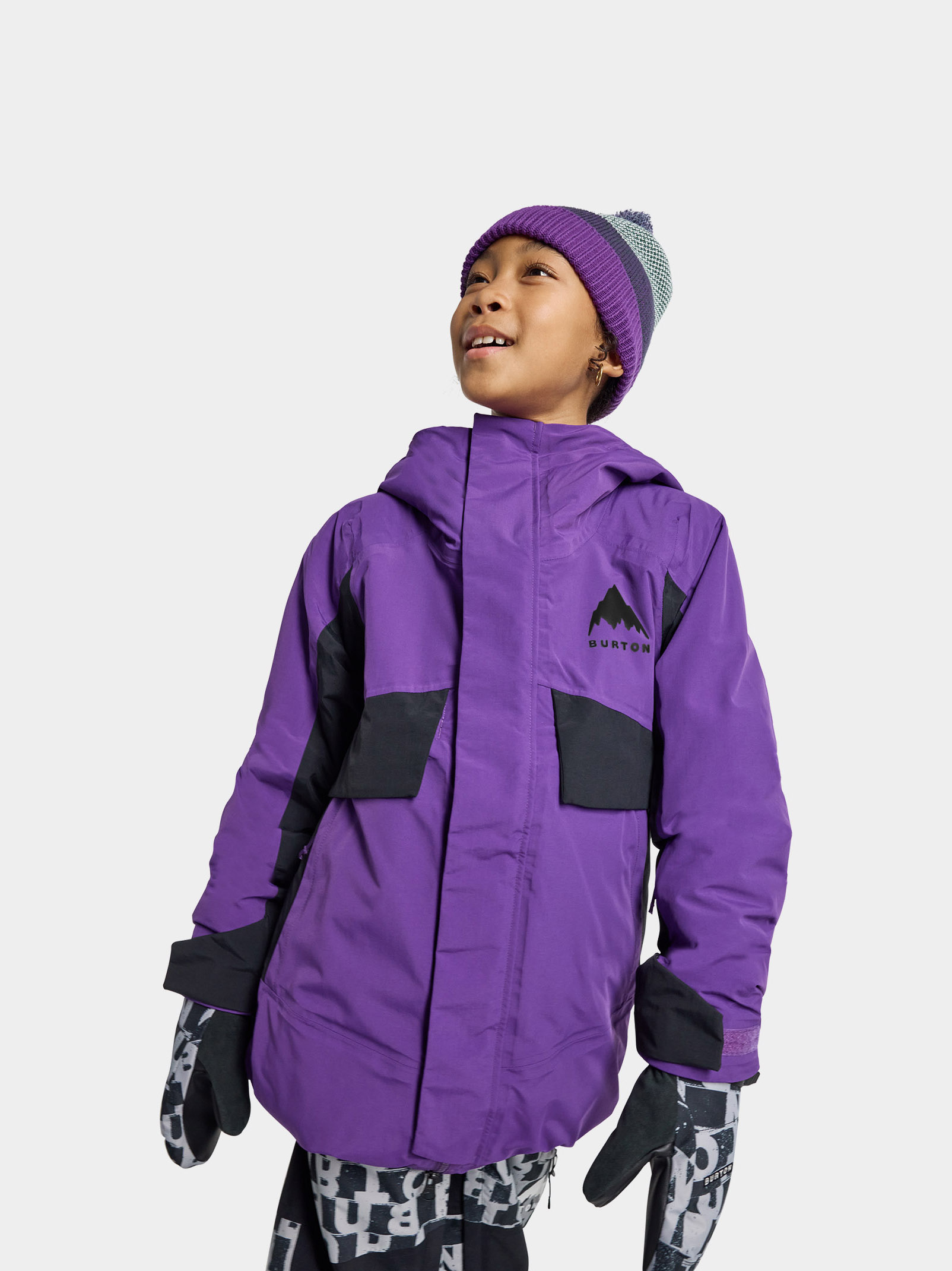 Kurtka snowboardowa Burton Ascutney 2L JR (imperial purple/true black)