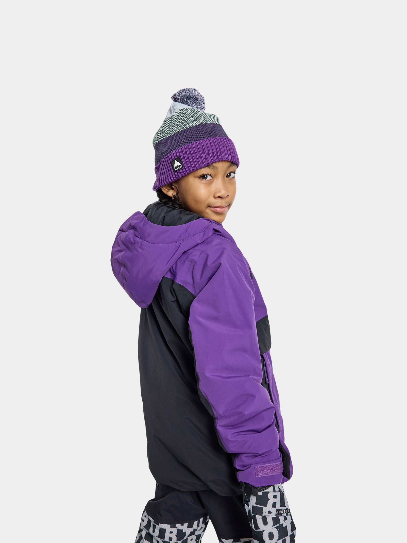 Kurtka snowboardowa Burton Ascutney 2L JR (imperial purple/true black)