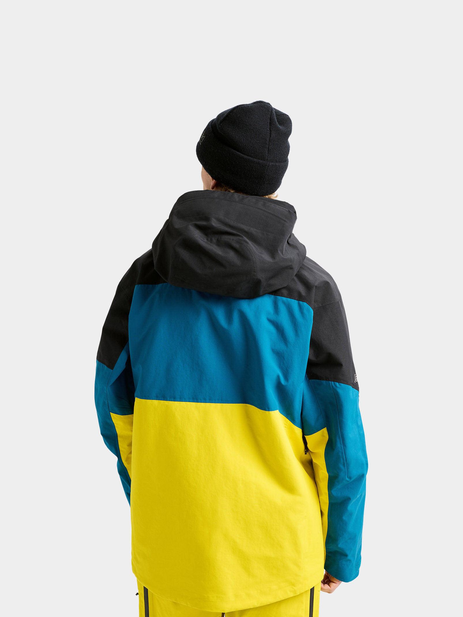 Męska Kurtka snowboardowa Burton Ak Gore Tex Swash 2L (true black/blue teal/atomic yellow)