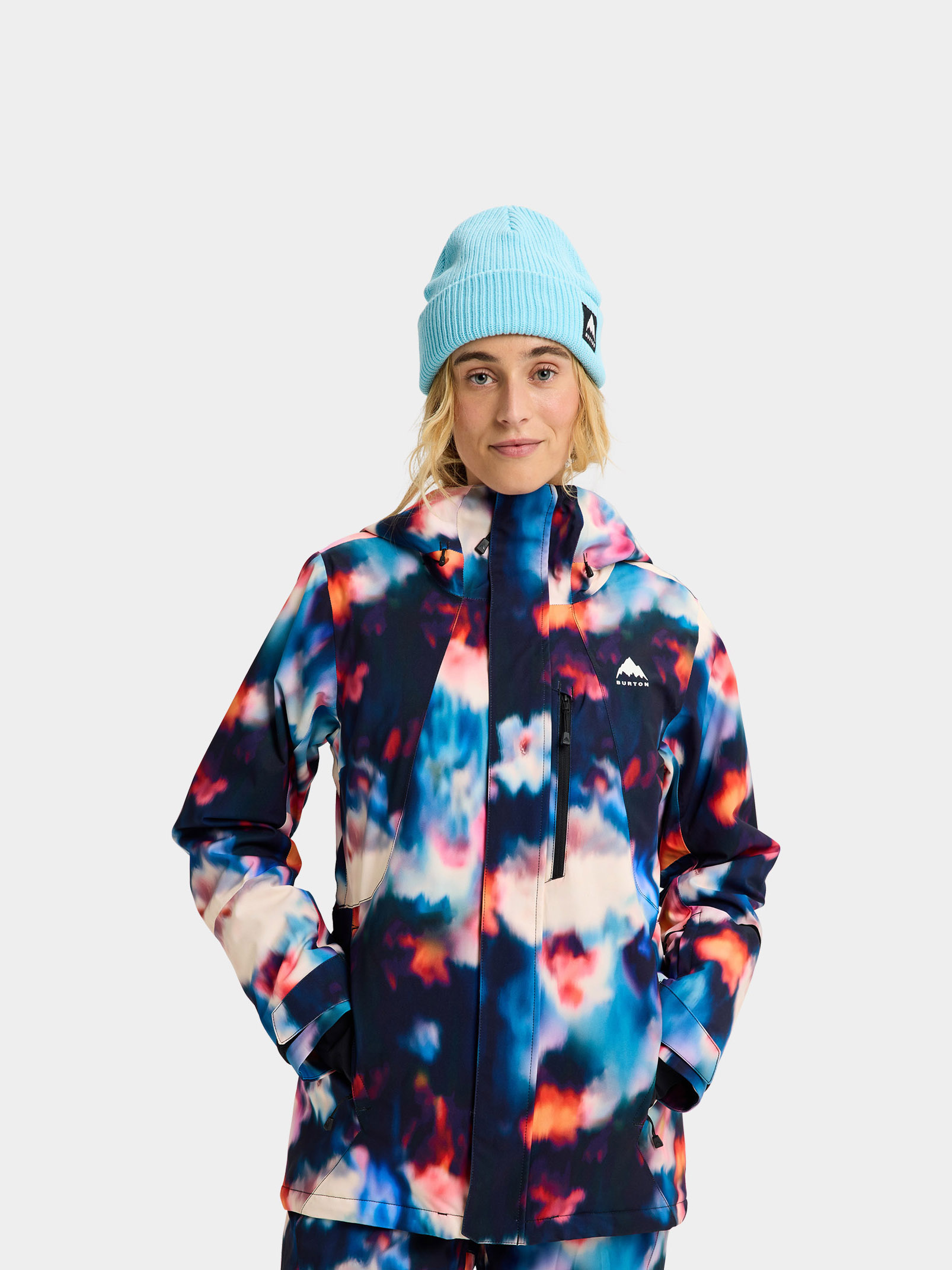 Kurtka snowboardowa Burton Reserve 2L Ins Stretch Wmn (floral blur)