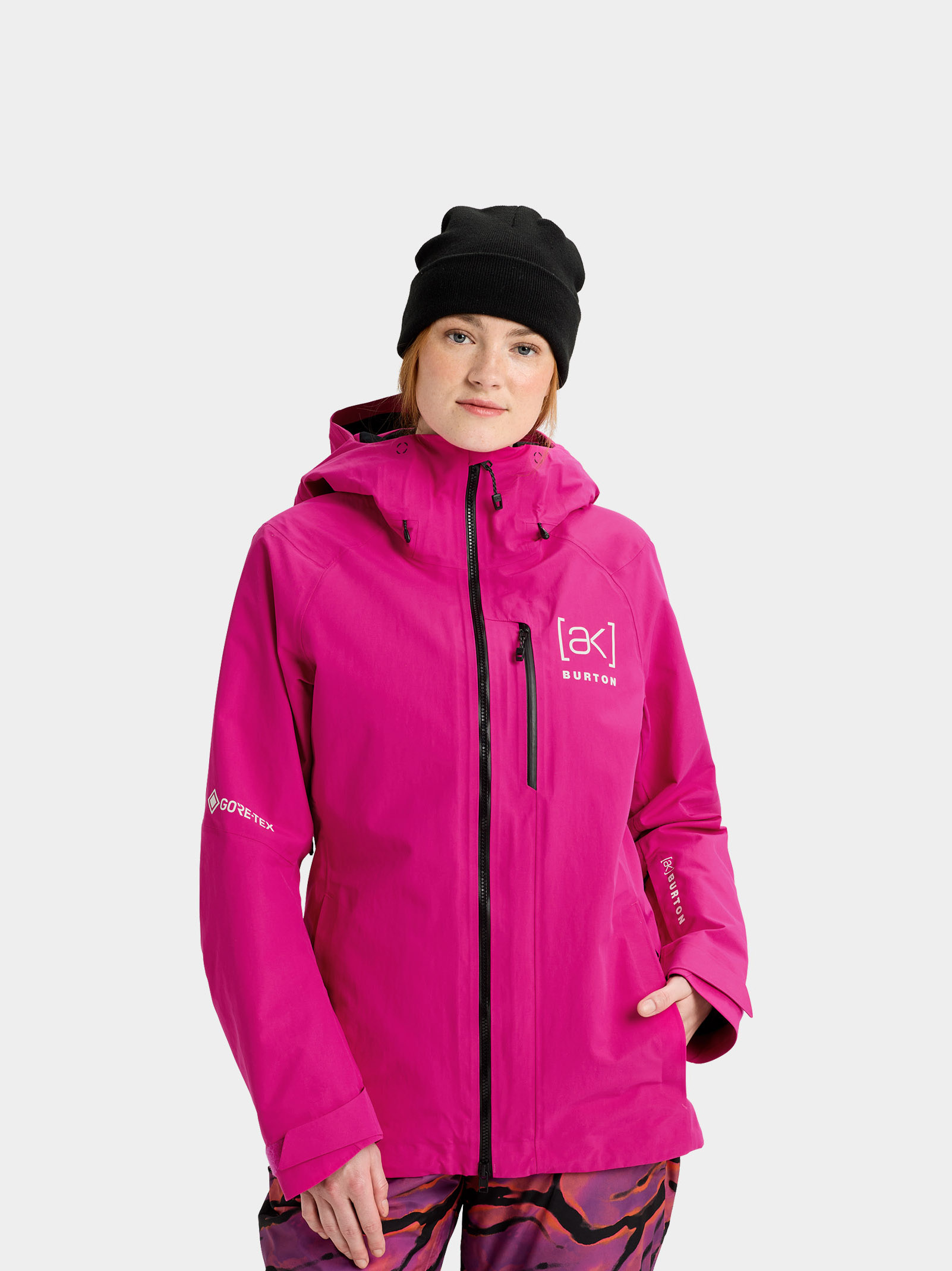 Kurtka snowboardowa Burton Ak Gore Tex Upshift 2L Wmn - różowy