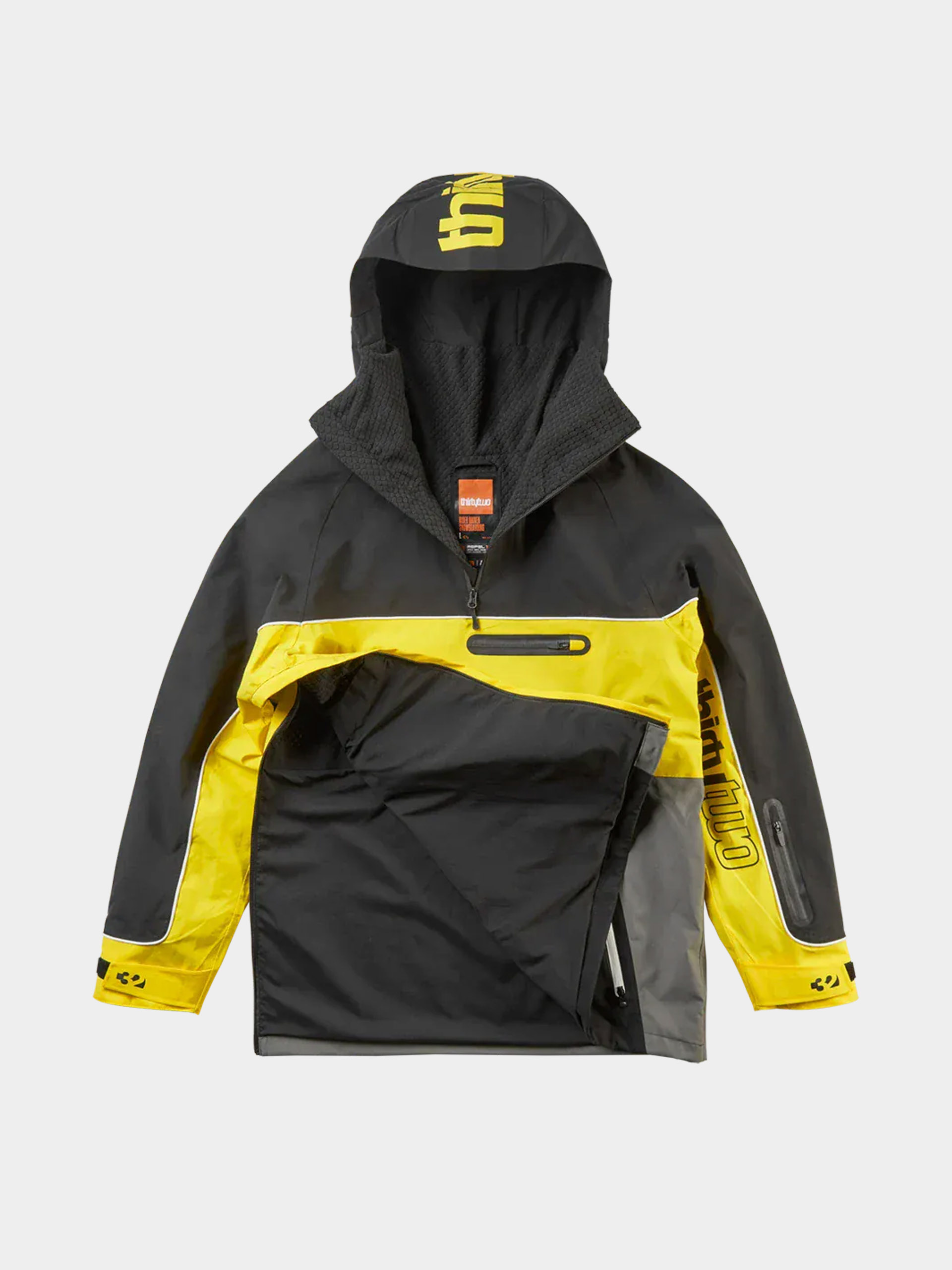 Męska Kurtka snowboardowa ThirtyTwo Light Anorak (black/yellow)