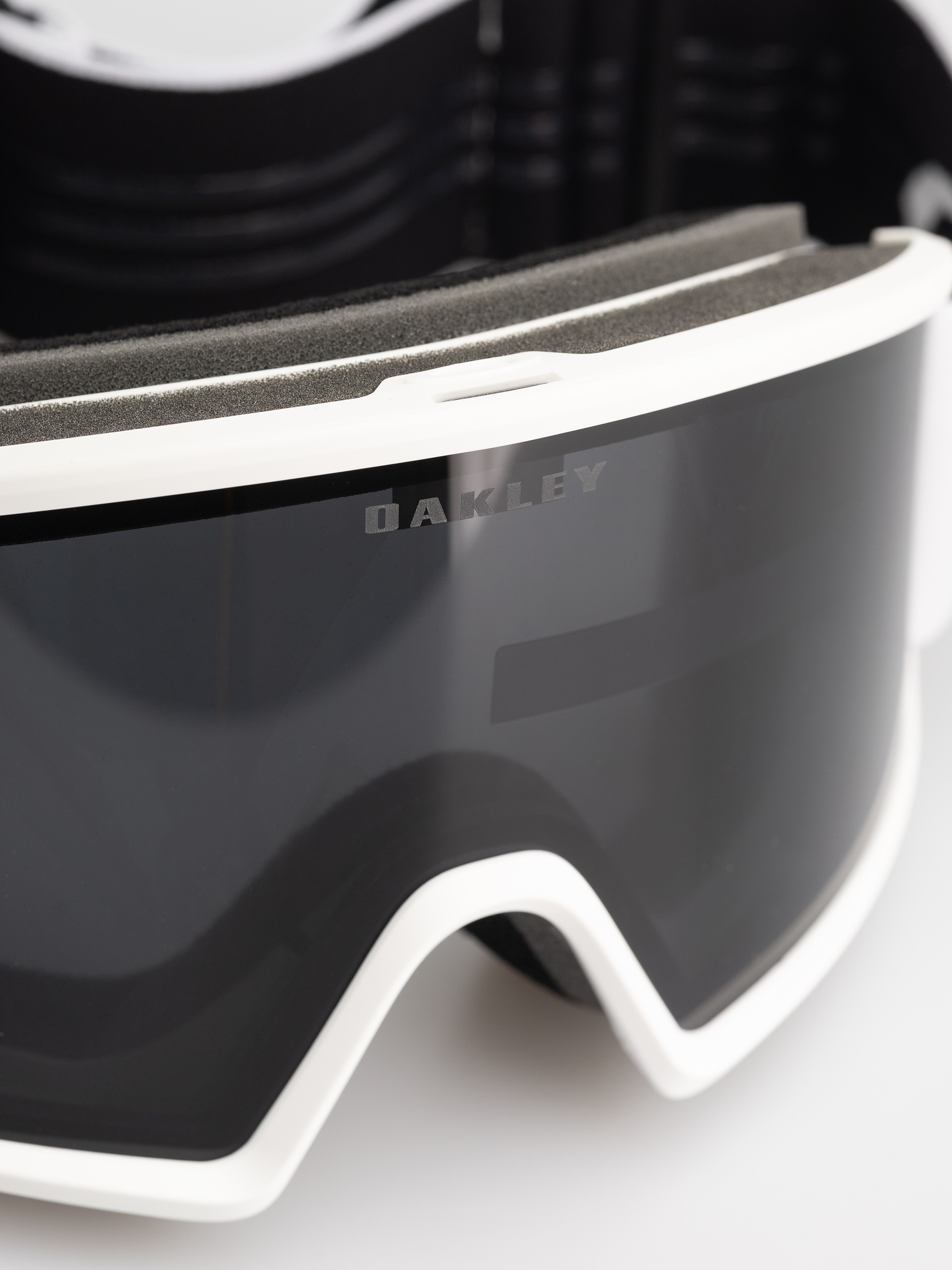 Gogle Oakley Target Line L (matte white/dark grey)