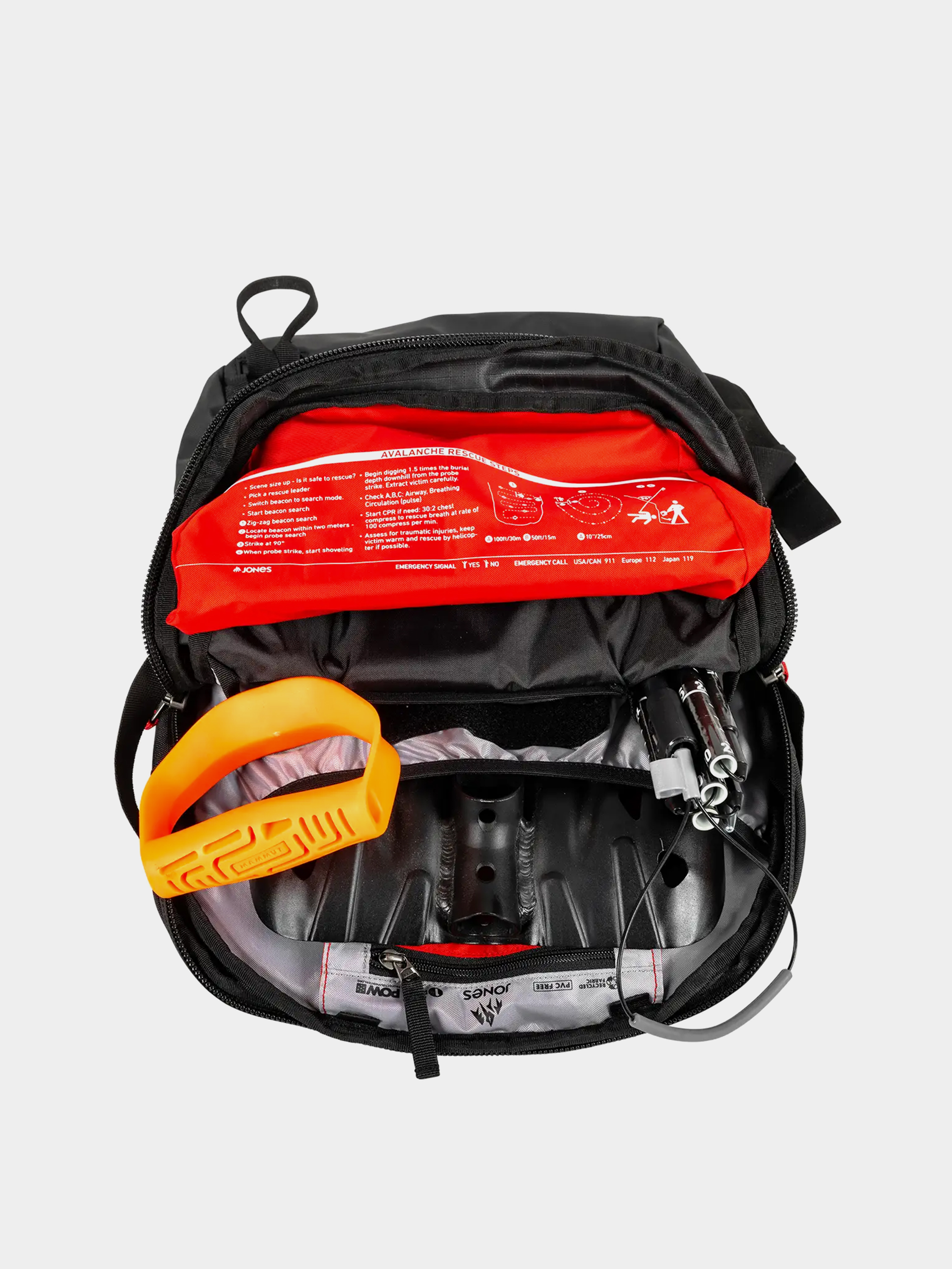 Plecak Jones Snowboards Deeper 19L (stealth black)