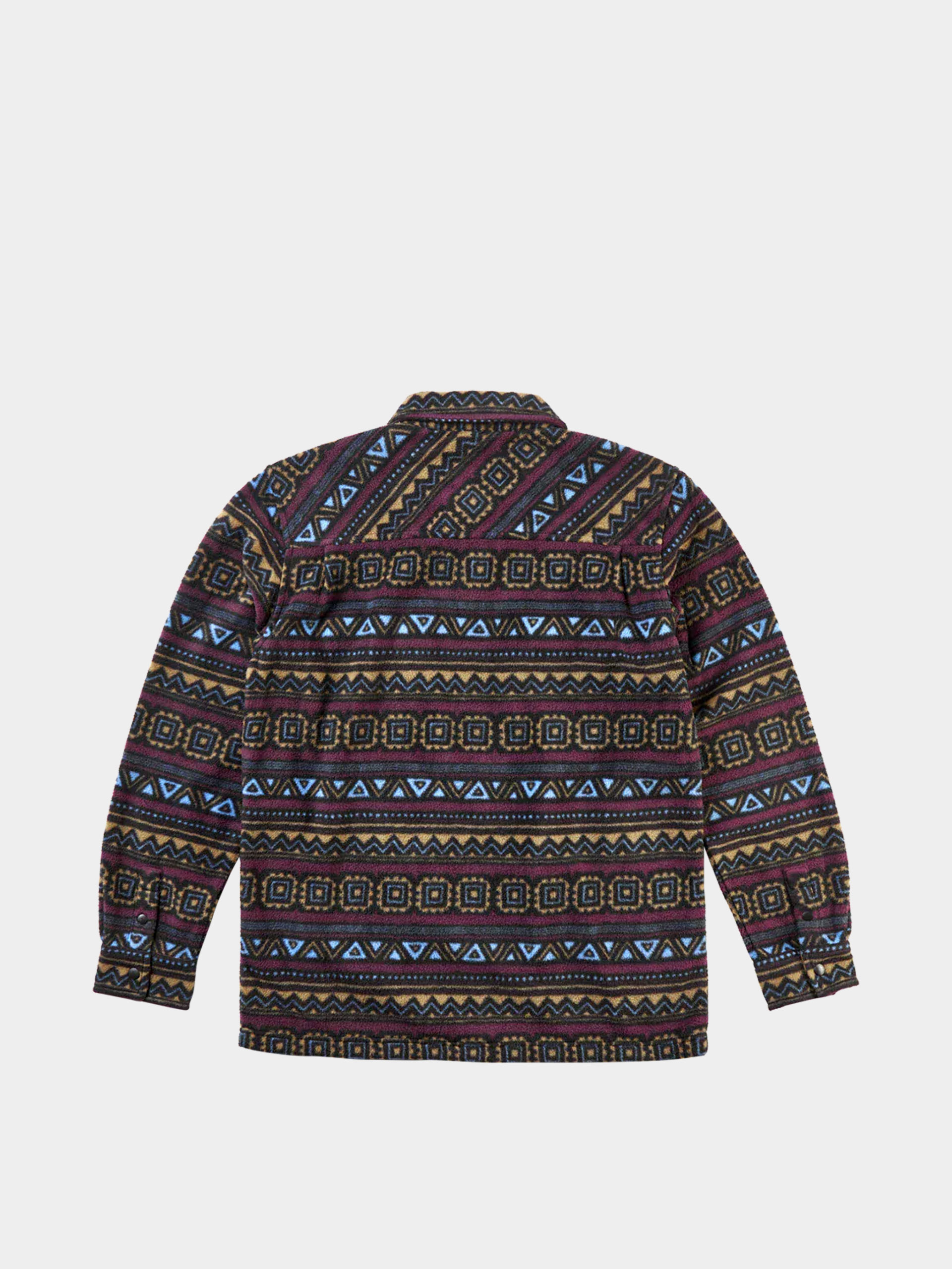 Męska Bluza aktywna ThirtyTwo Rest Stop Zip Up Shirt (maroon)