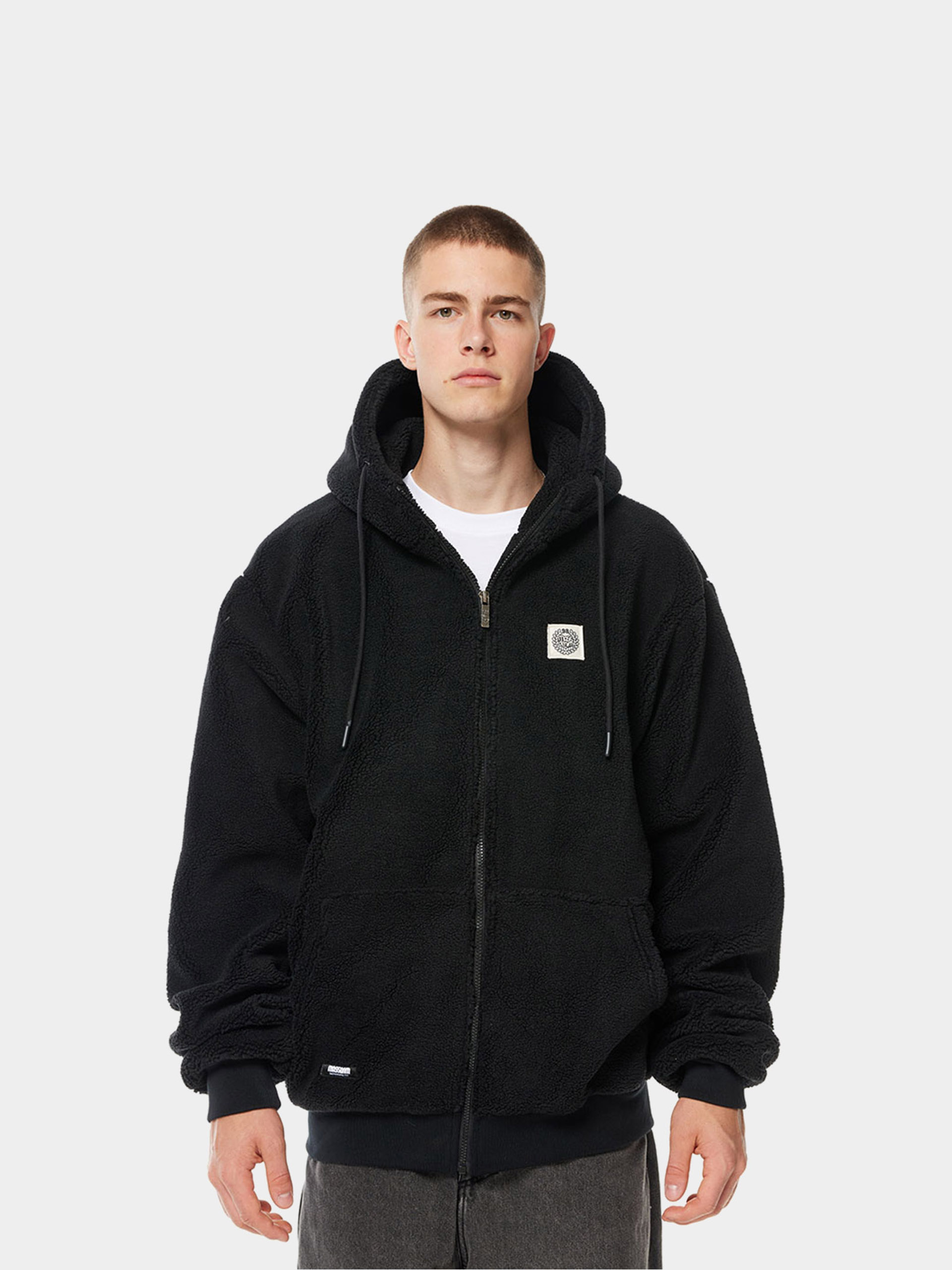 Kurtka MassDnm Patch Teddy Zip Hoody (grey)