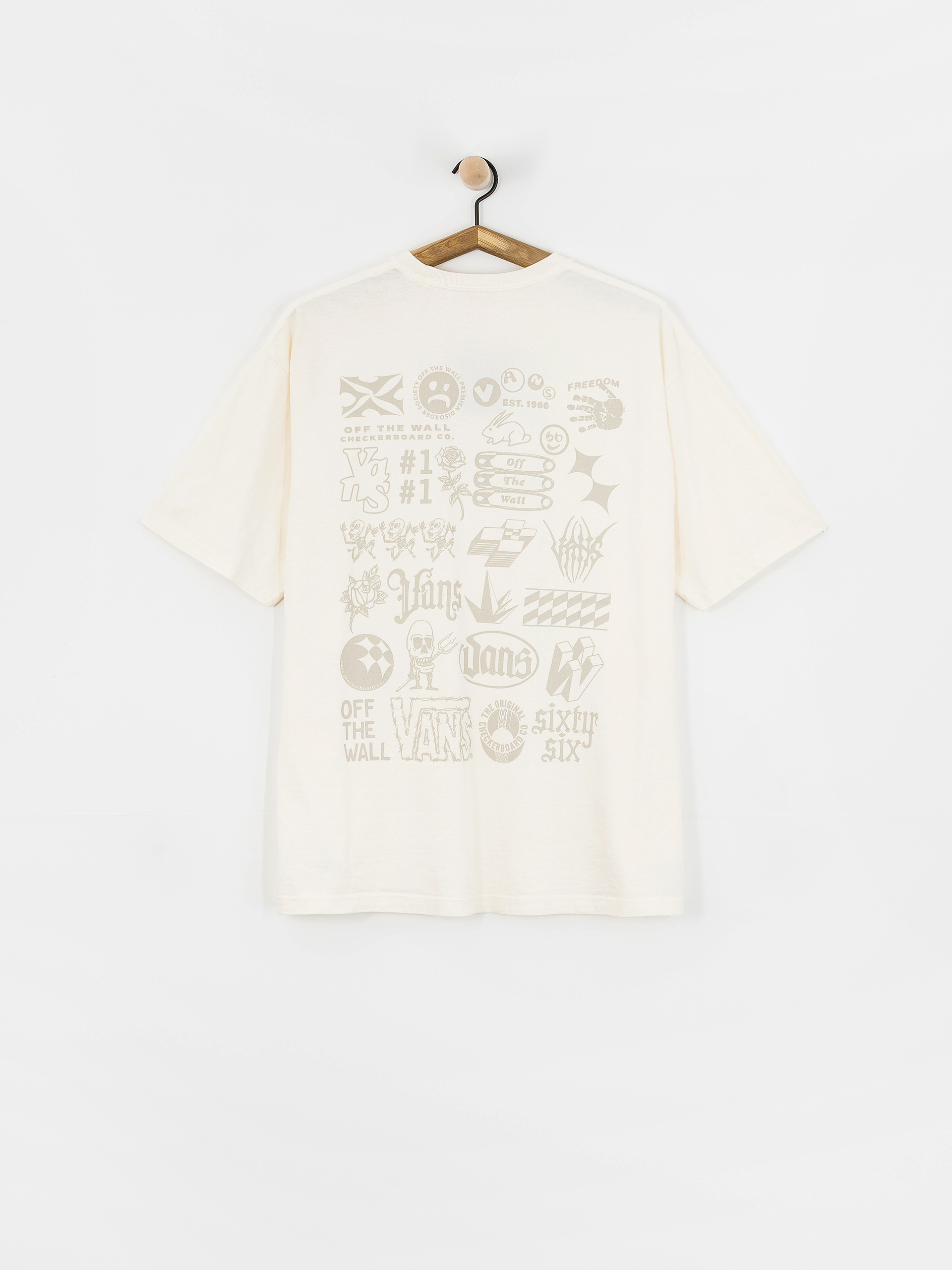 T-shirt Vans Mixed Lot (mountain essentials marshmallow)