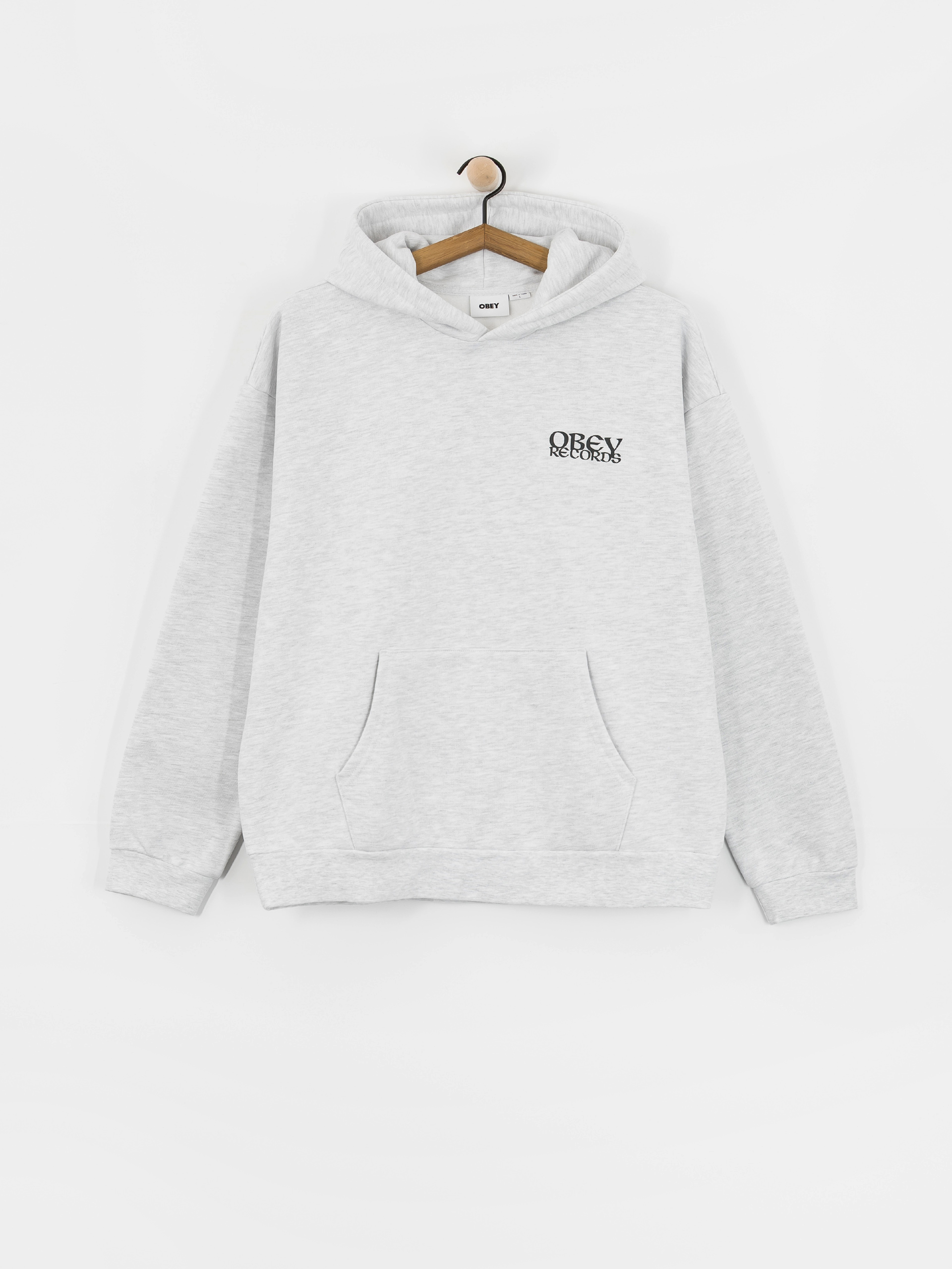 Bluza z kapturem OBEY Obey Disorder Extra Heavy HD (ash grey)