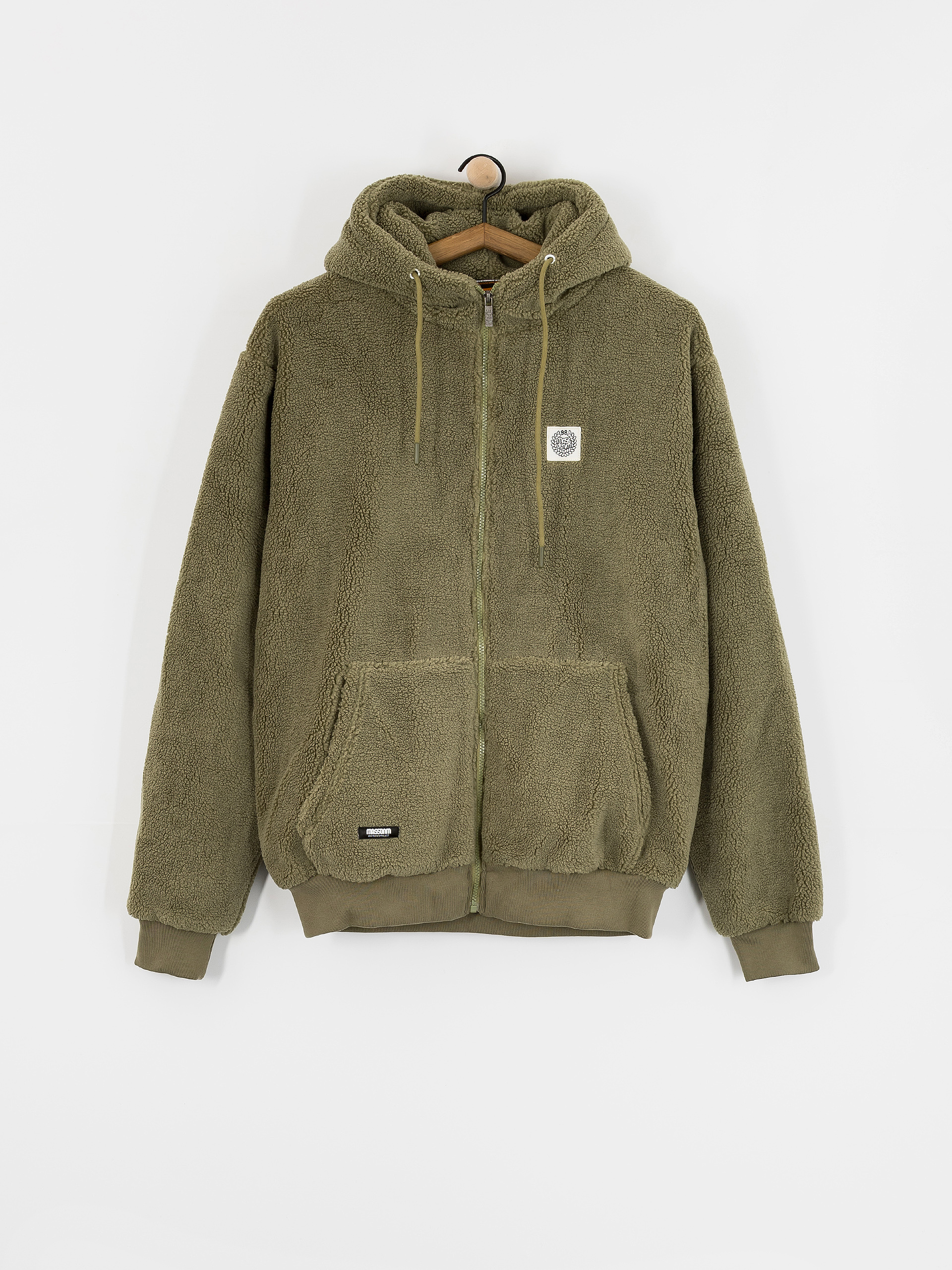 Kurtka MassDnm Patch Teddy Zip Hoody (olive)