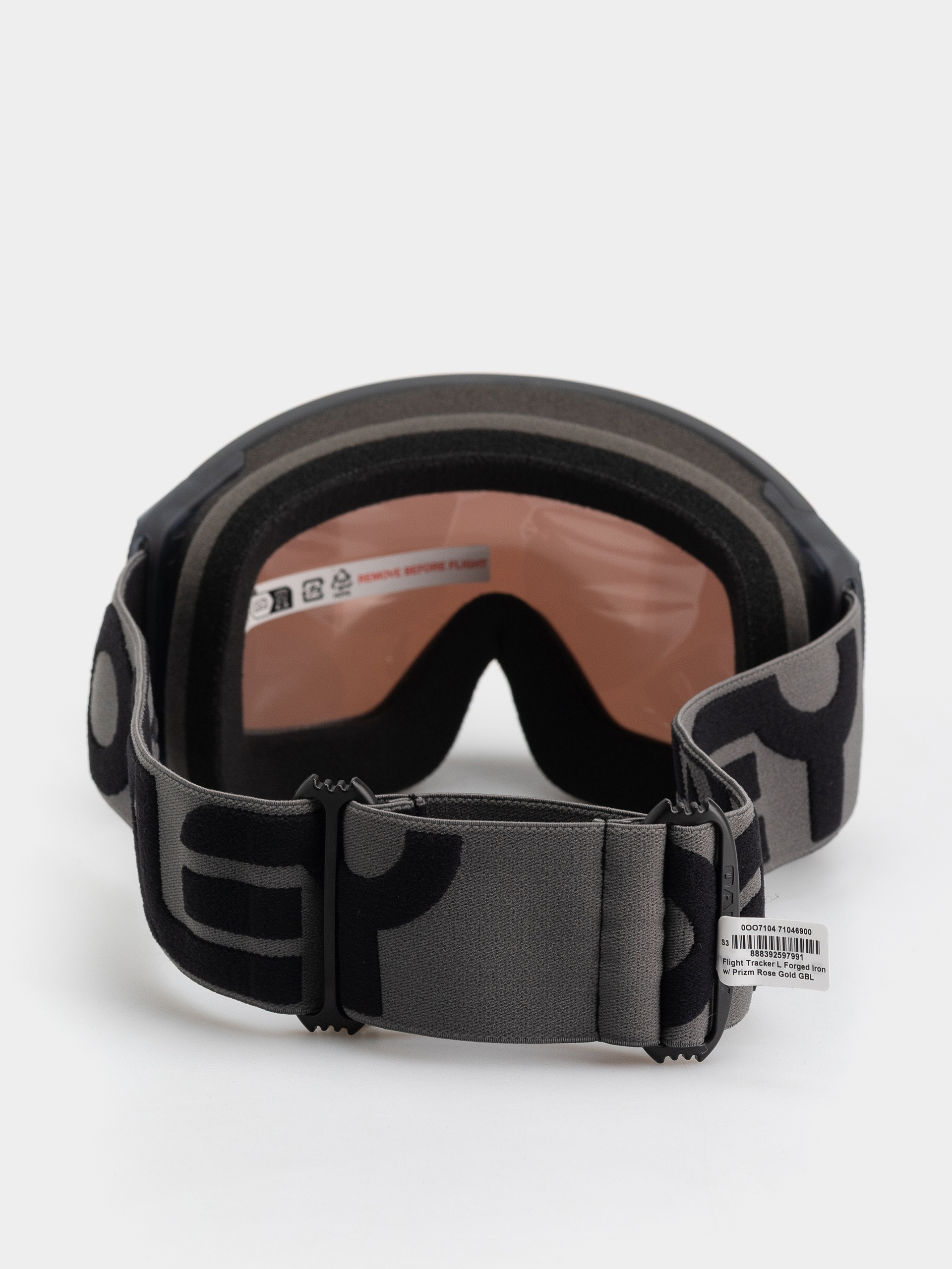 Gogle Oakley Flight Tracker L (matte b1b forged iron/prizm rose gold iridium)