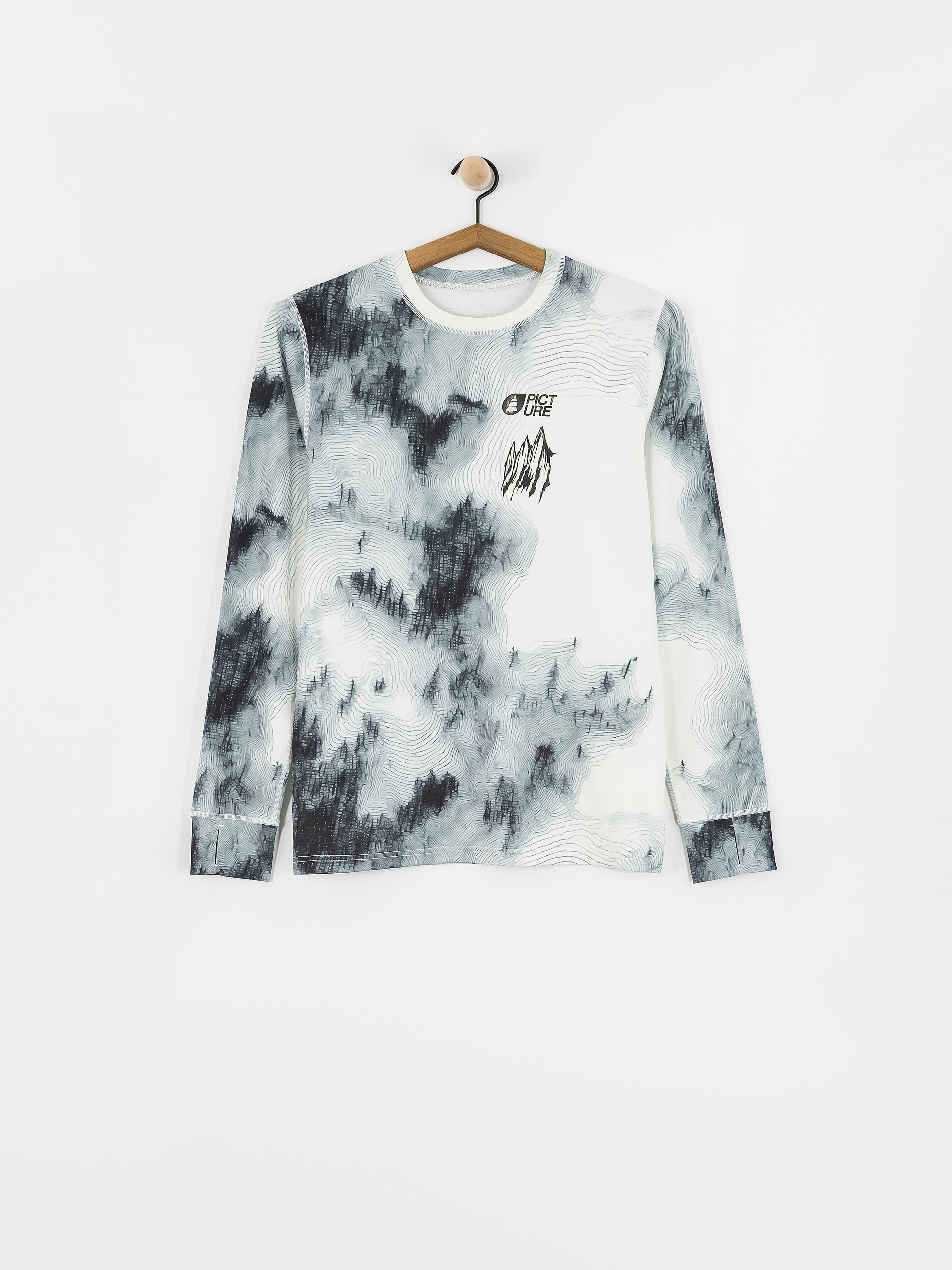 Longsleeve aktywny Picture Lhotse Printed (snowy pine print)