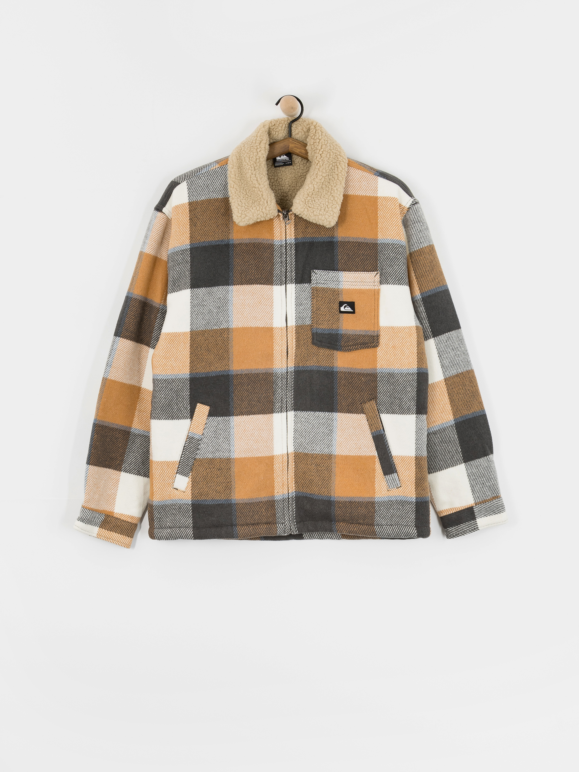 Kurtka Quiksilver Dna Sherpa Harrington (almond motherfly check)