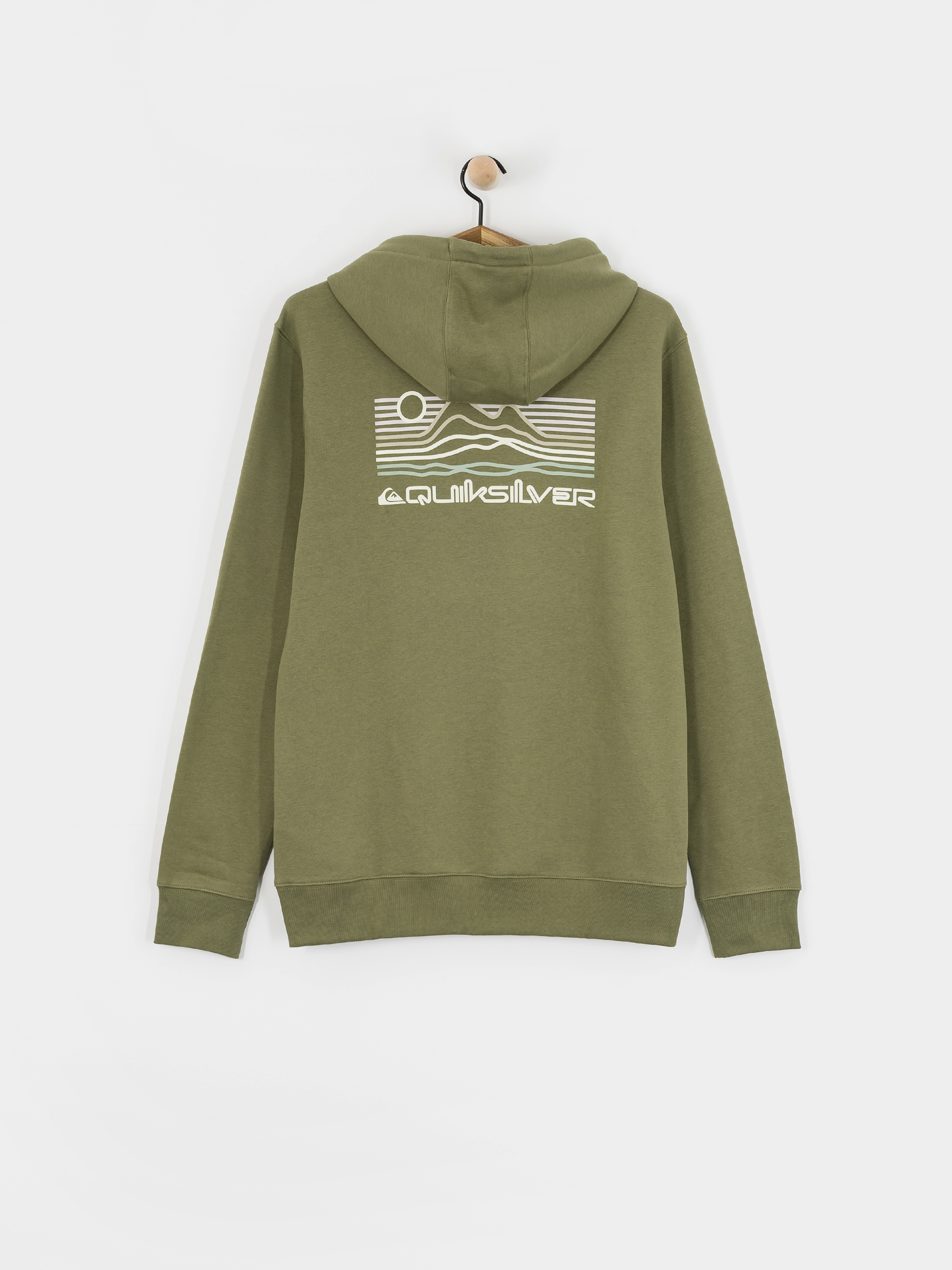 Bluza z kapturem Quiksilver Light Waves HD (loden green)
