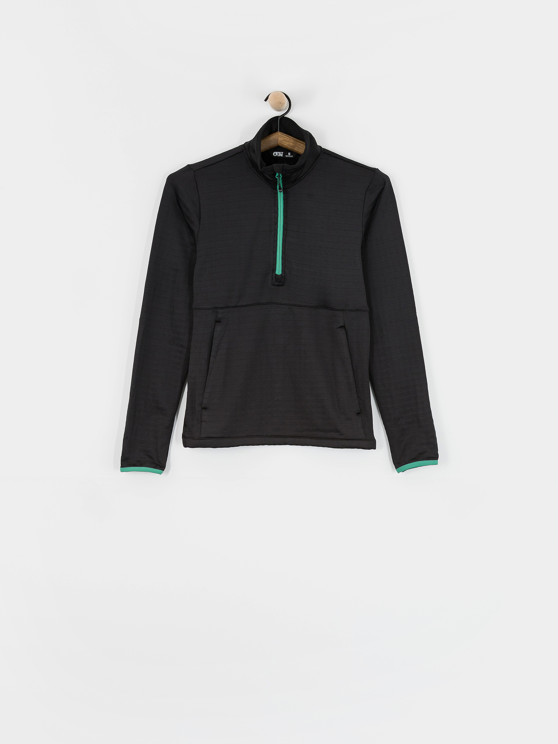 Bluza aktywna Picture Bake Grid 1/4 Zip Wmn (black)