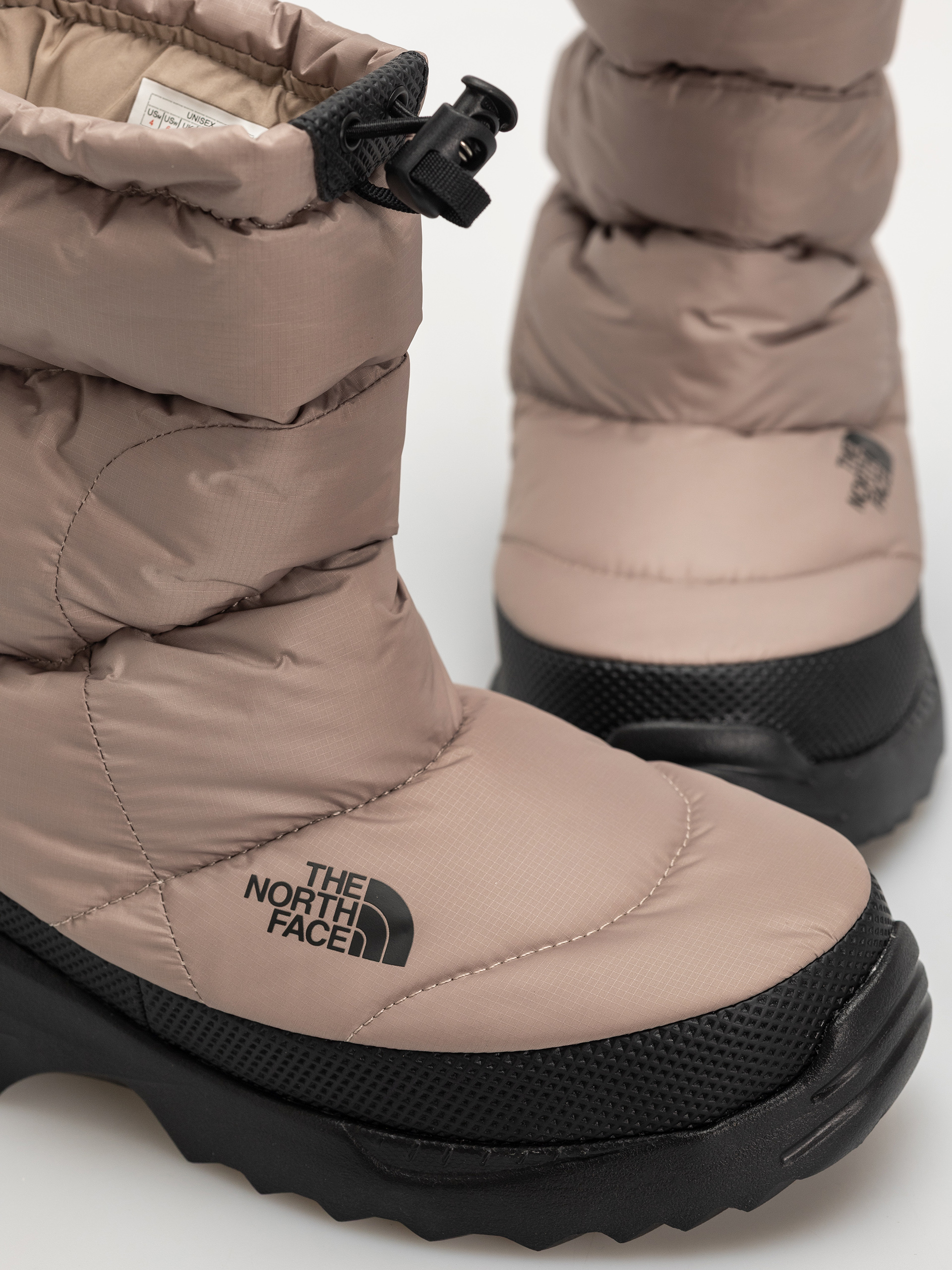 Buty The North Face Nuptse Traction Bootie (mushroom grey/tnf black)