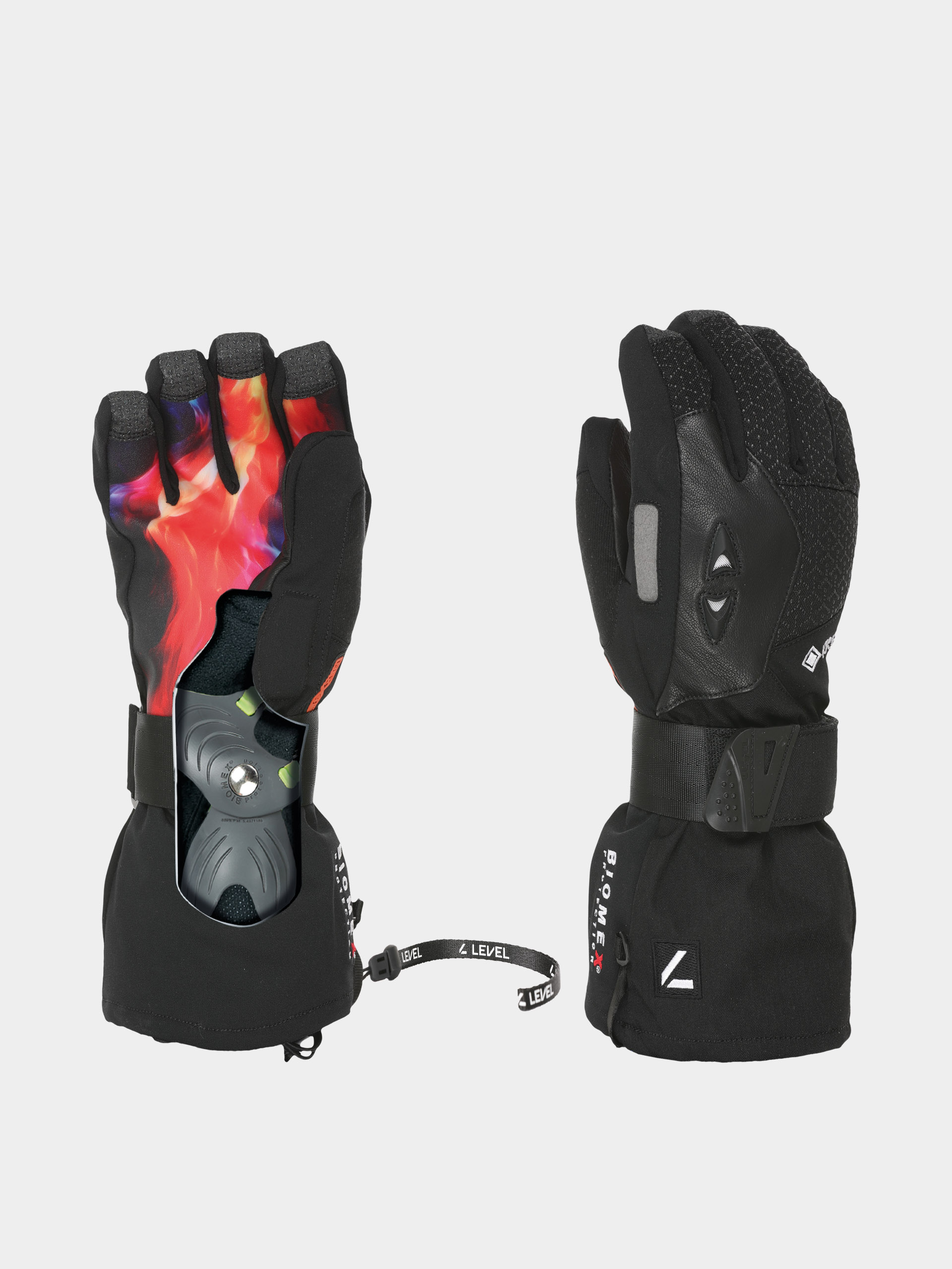 Rękawice Level Super Pipe Gore Tex (black)
