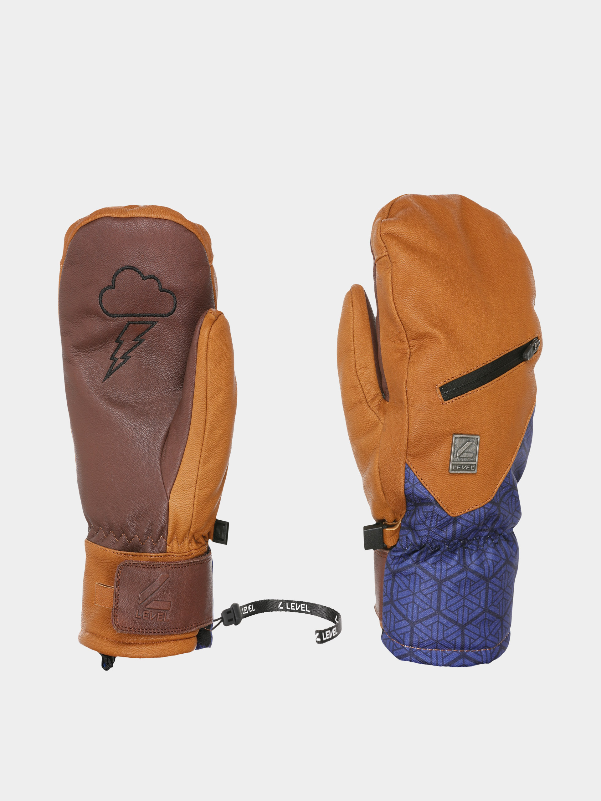 Ru0119kawice Level Pulsar Mitt (pk brown)