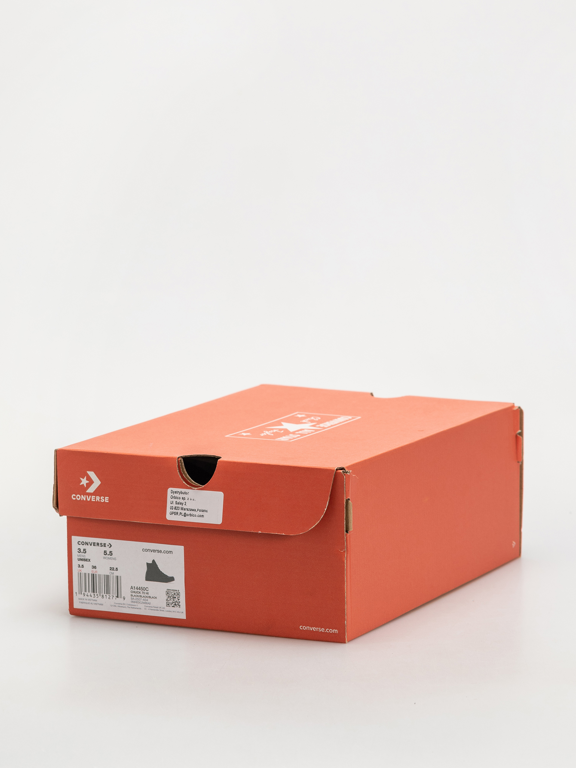 Trampki Converse Chuck 70 Hi (black/black/black)