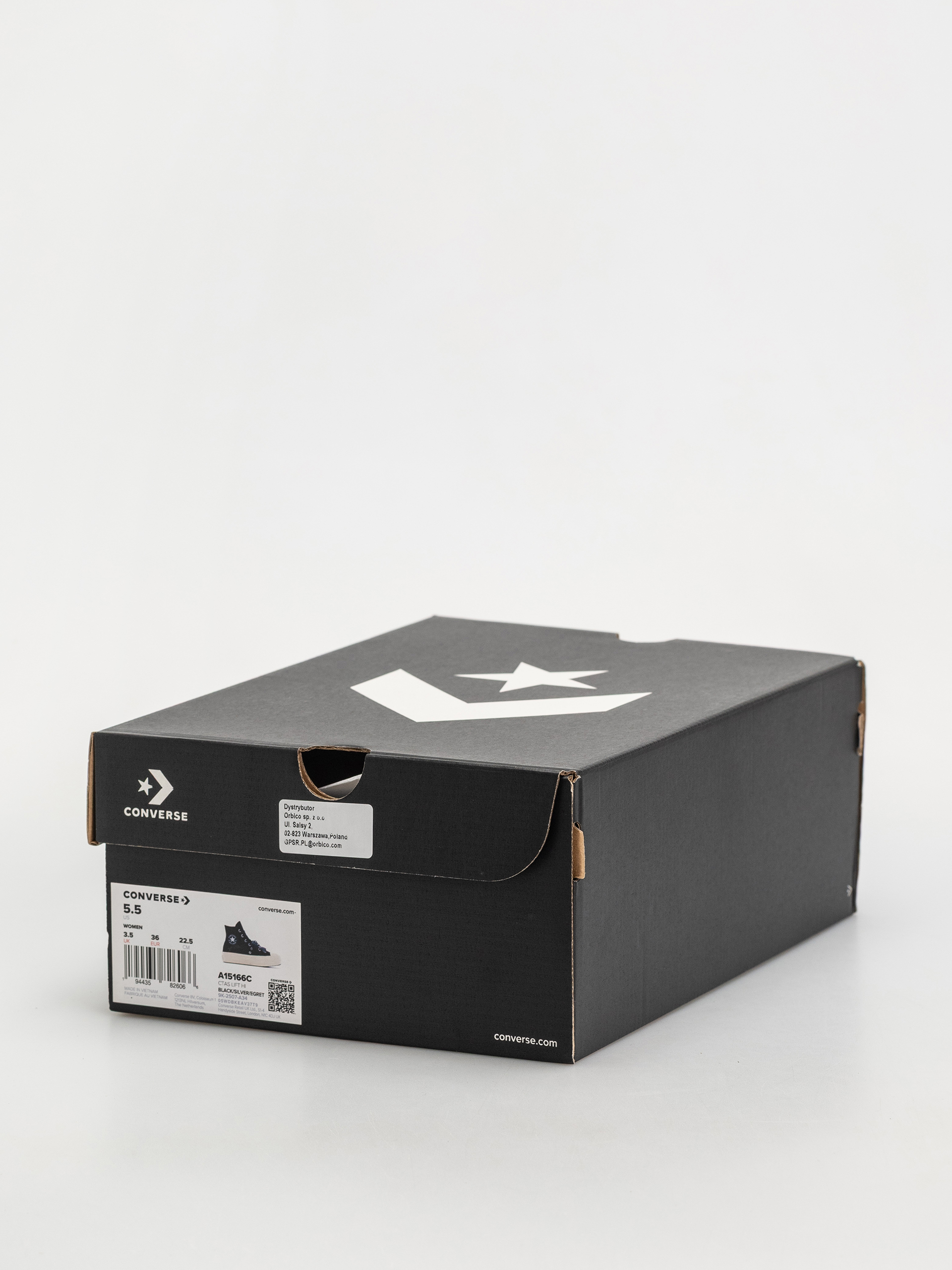 Trampki Converse Chuck Taylor All Star Lift Hi Wmn (black/silver/egret)