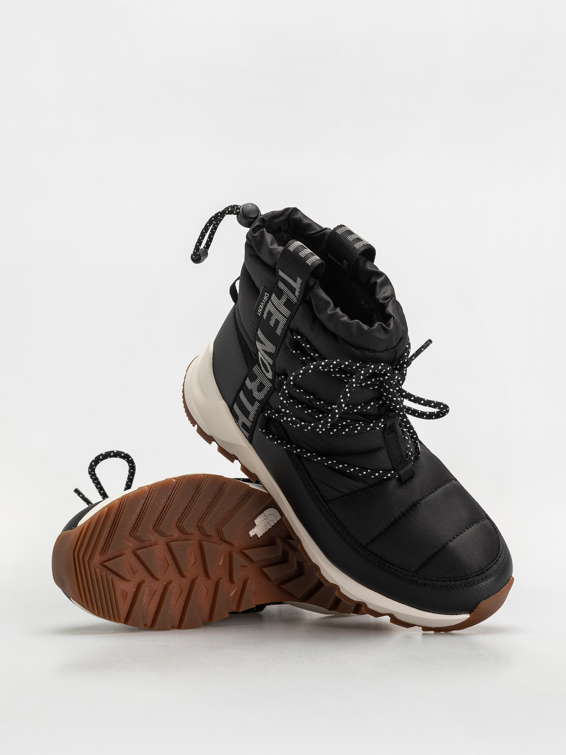 Buty The North Face Thermoball Lace Up Wp Wmn (tnf black/gardenia white)