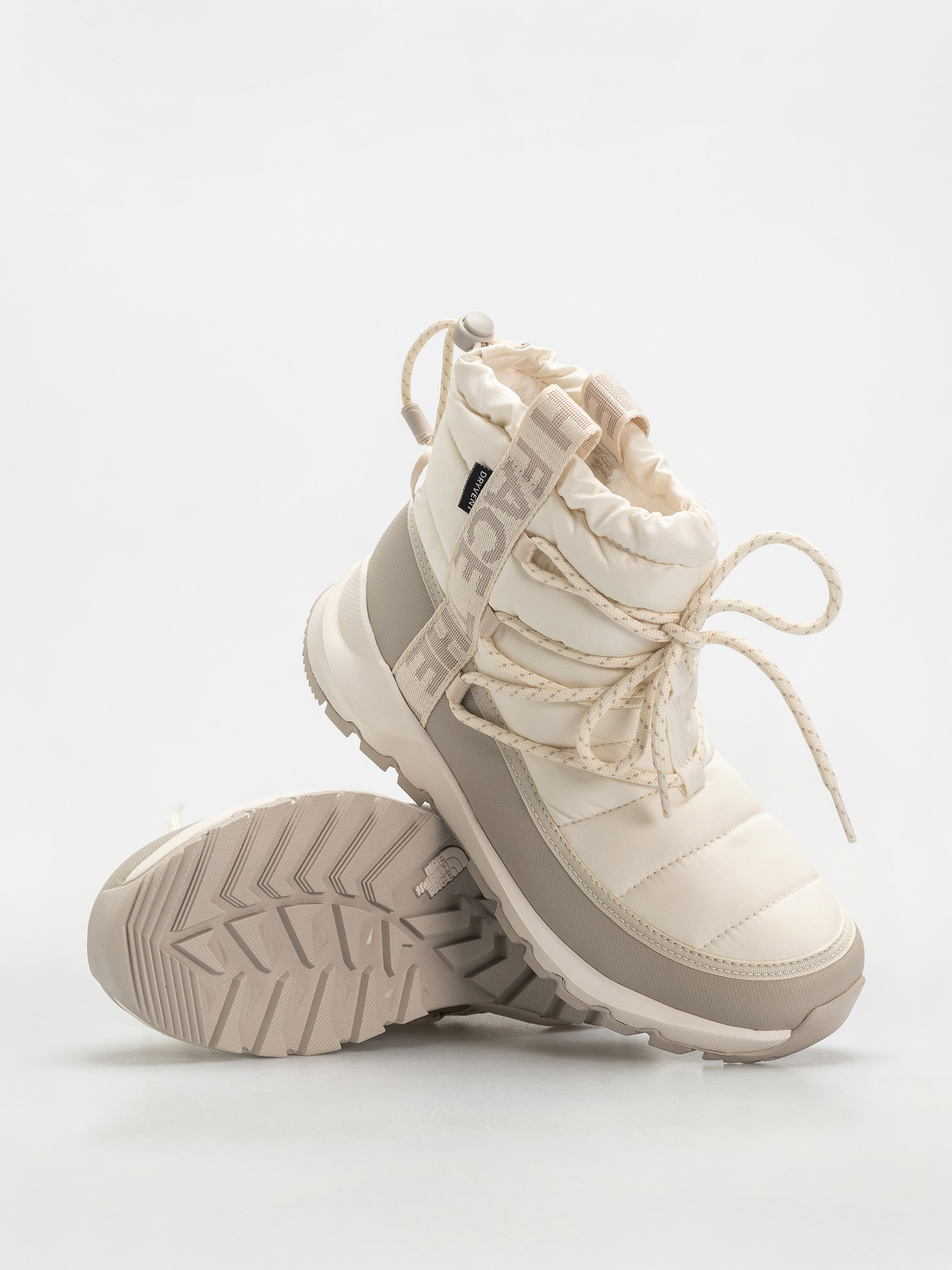 Buty The North Face Thermoball Lace Up Wp Wmn (gardenia white/silvergrey)