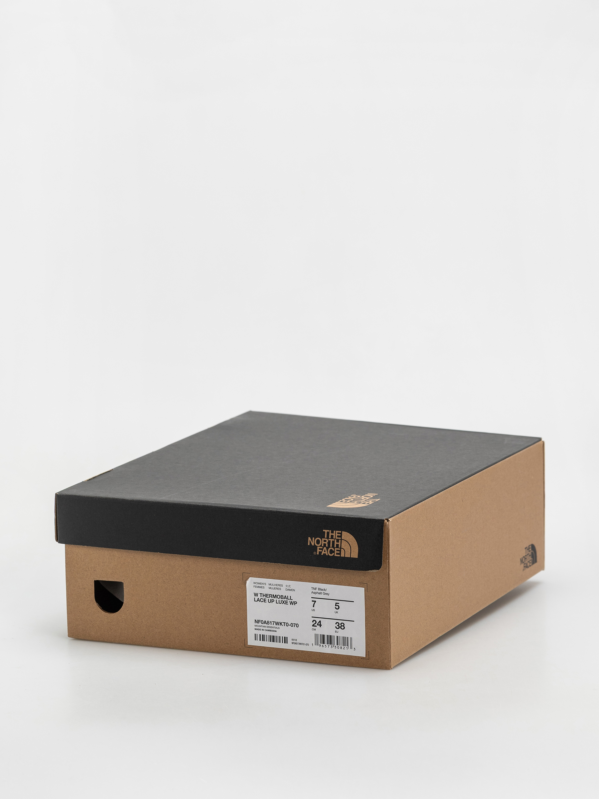 Buty The North Face Thermoball Lace Up Luxe Wp Wmn (tnf black/asphalt grey)