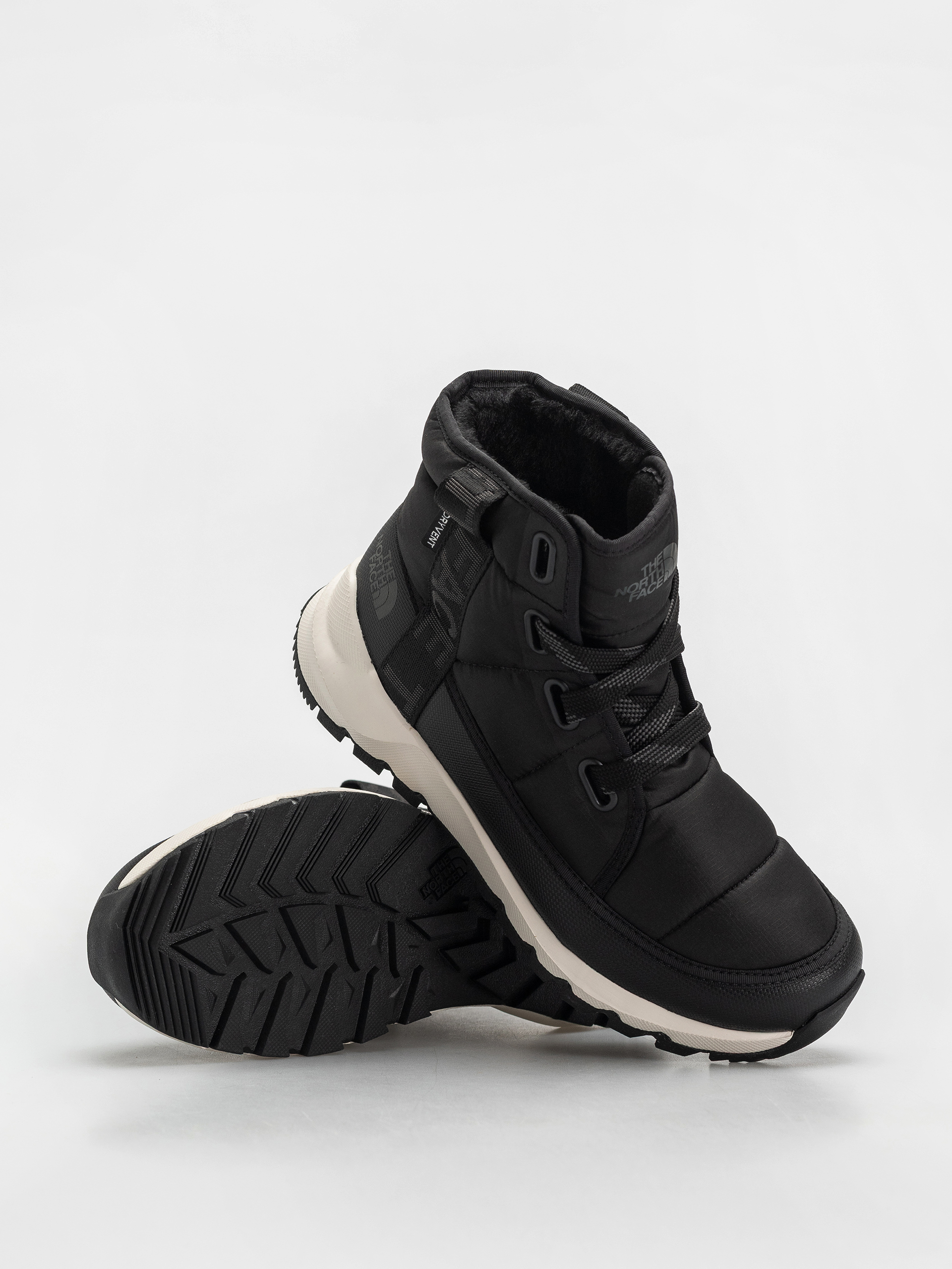 Buty The North Face Thermoball Lace Up Luxe Wp Wmn (tnf black/asphalt grey)