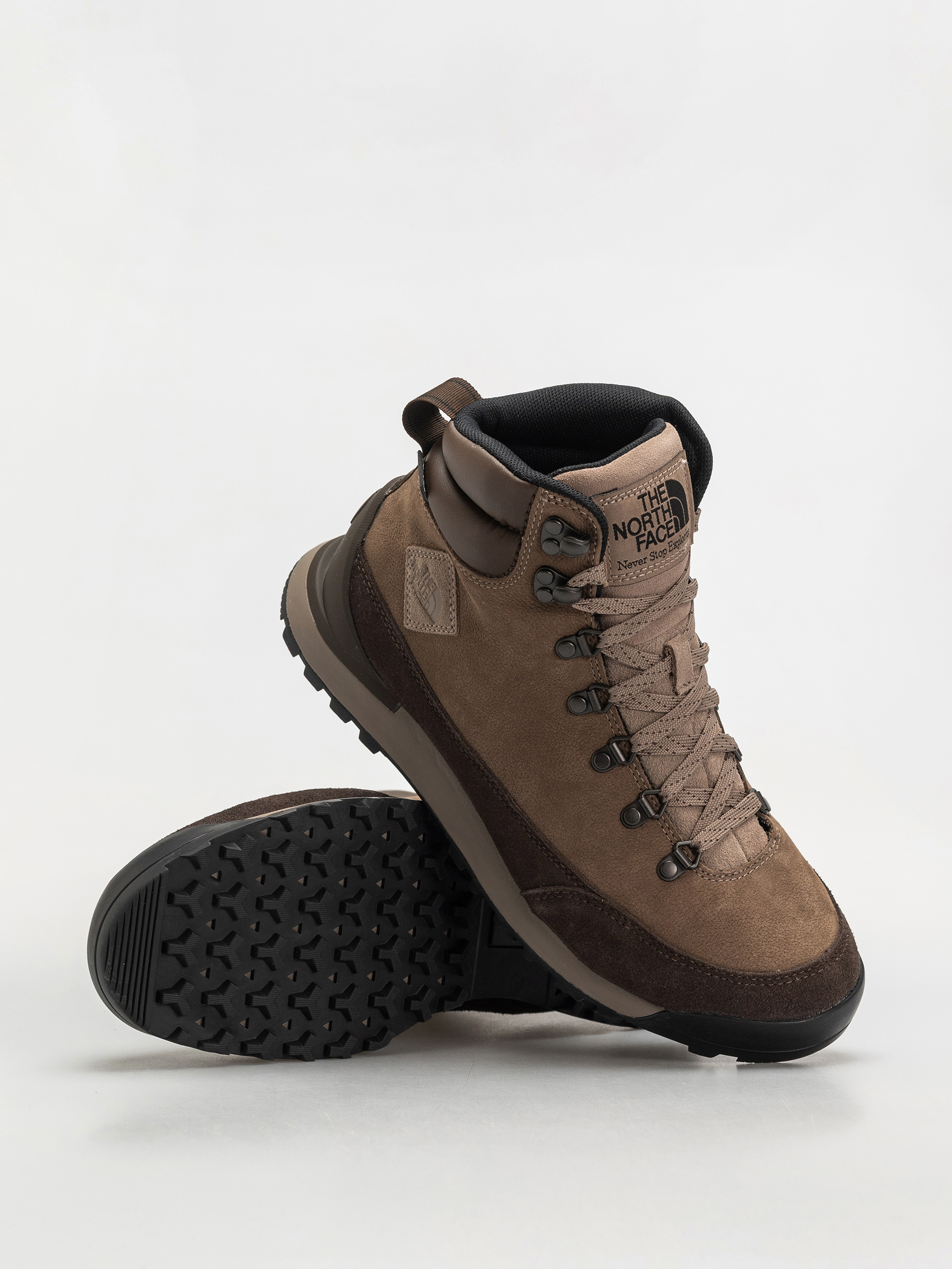 Buty The North Face Back To Berkeley Iv Leather Wp (demitasse brown/garnet)