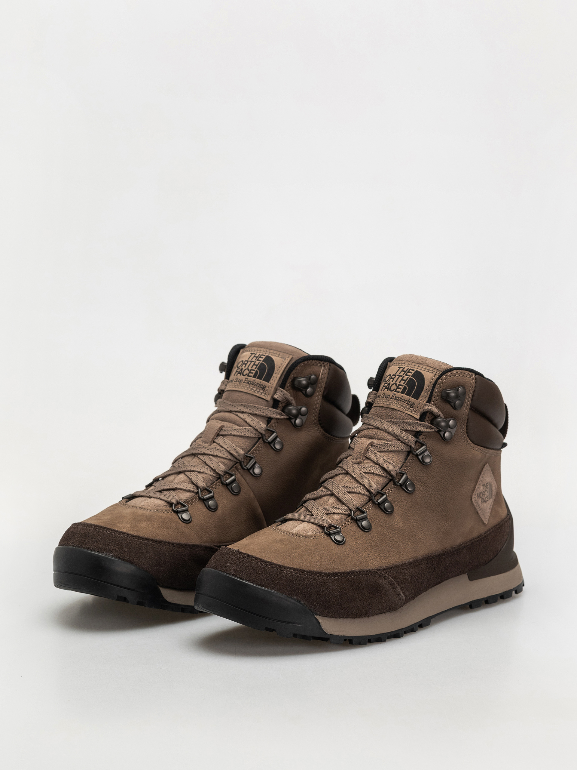 Buty The North Face Back To Berkeley Iv Leather Wp (demitasse brown/garnet)