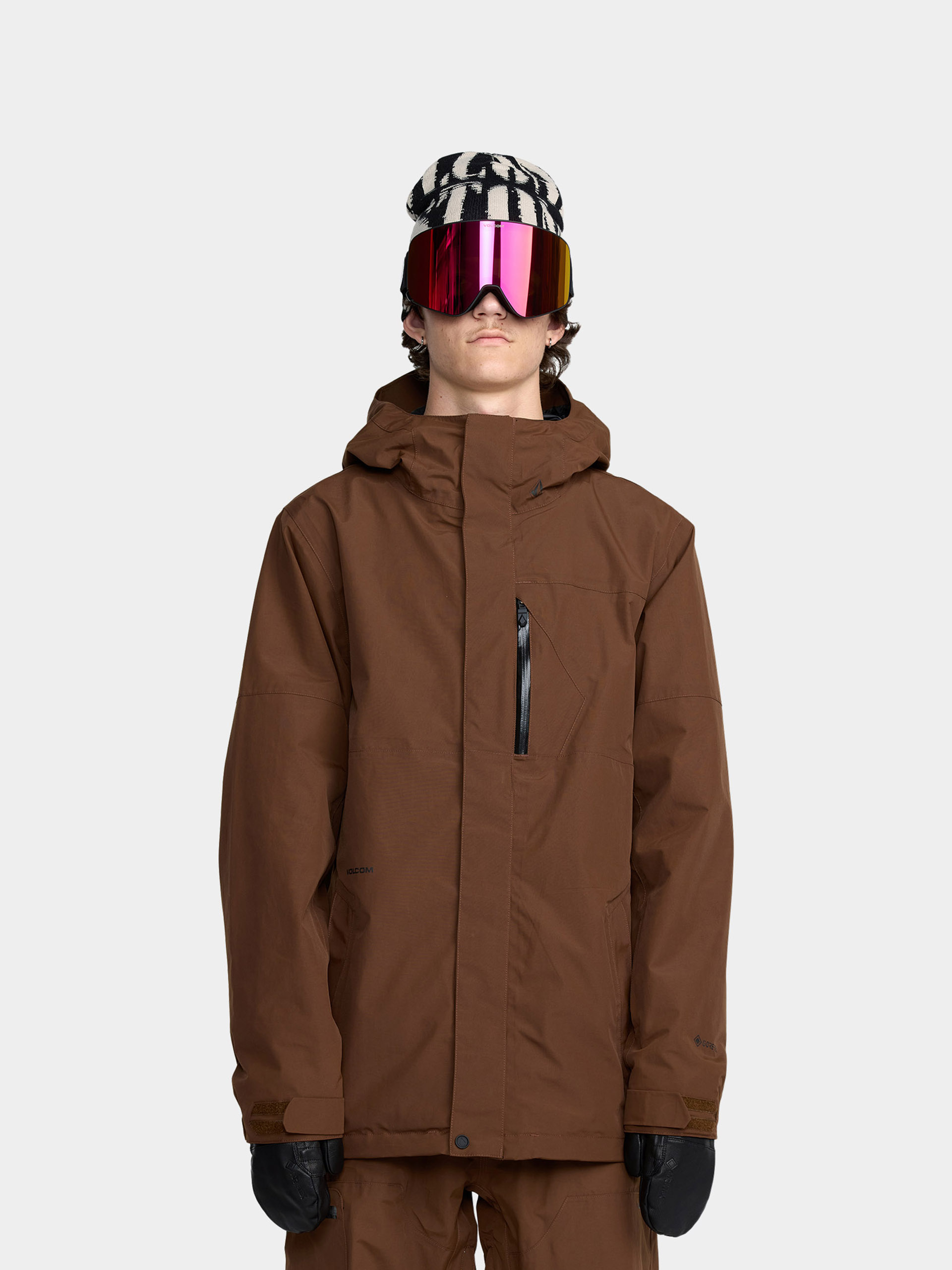 Kurtka snowboardowa Volcom L Ins Gore Tex (brown)
