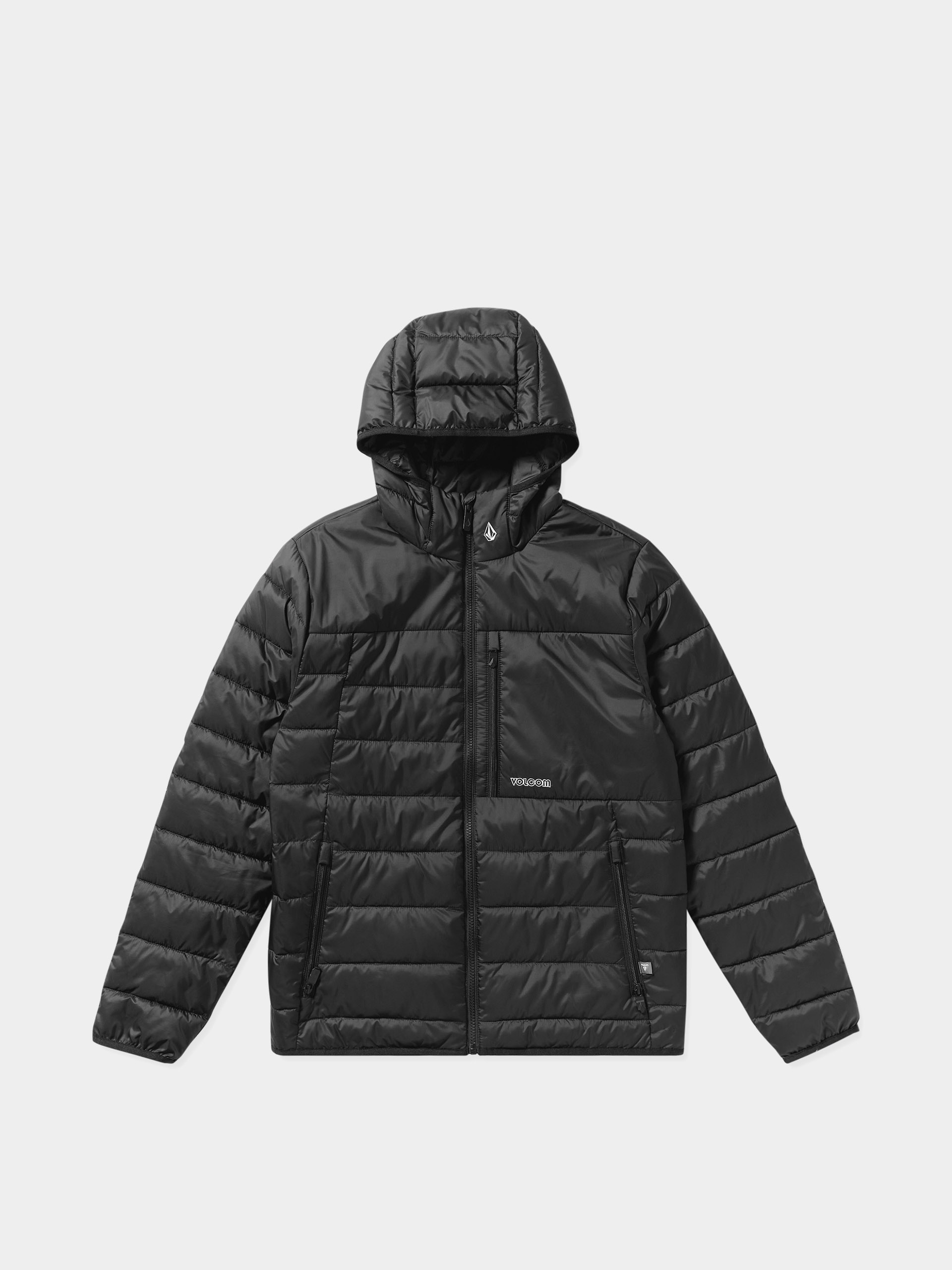 Męska Kurtka snowboardowa Volcom Puff Puff Hooded (black)