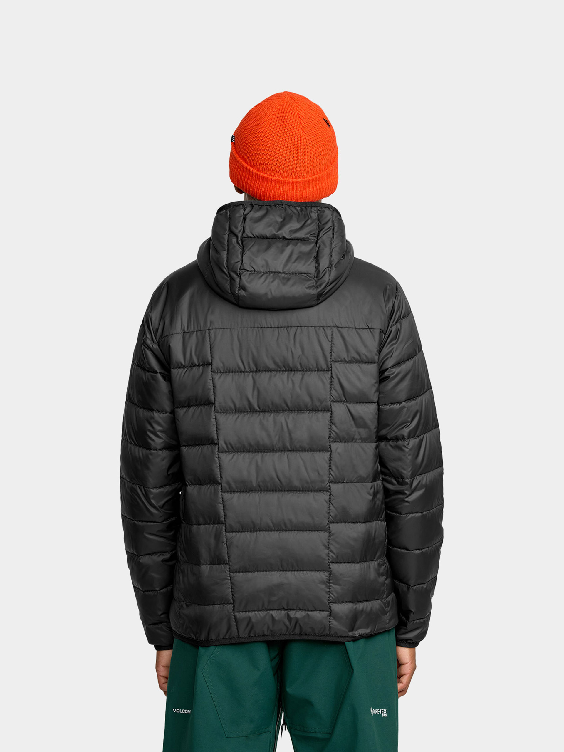 Męska Kurtka snowboardowa Volcom Puff Puff Hooded (black)