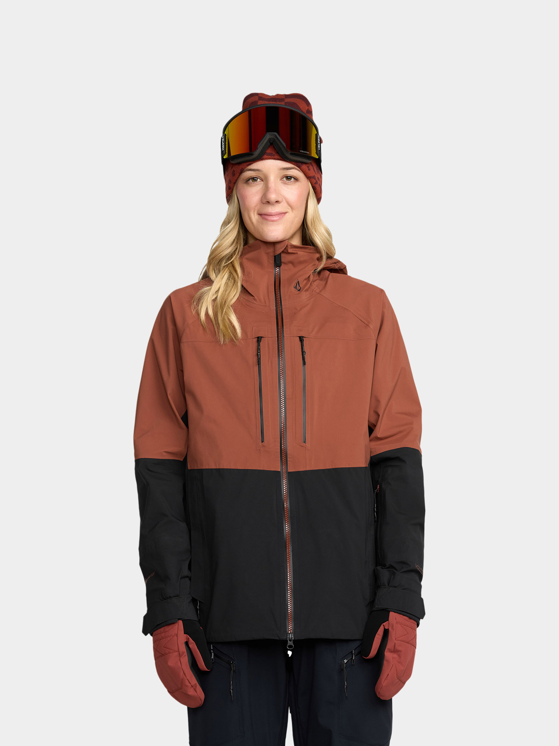 Damska Kurtka snowboardowa Volcom Vs 3L Stretch Gore (henna)