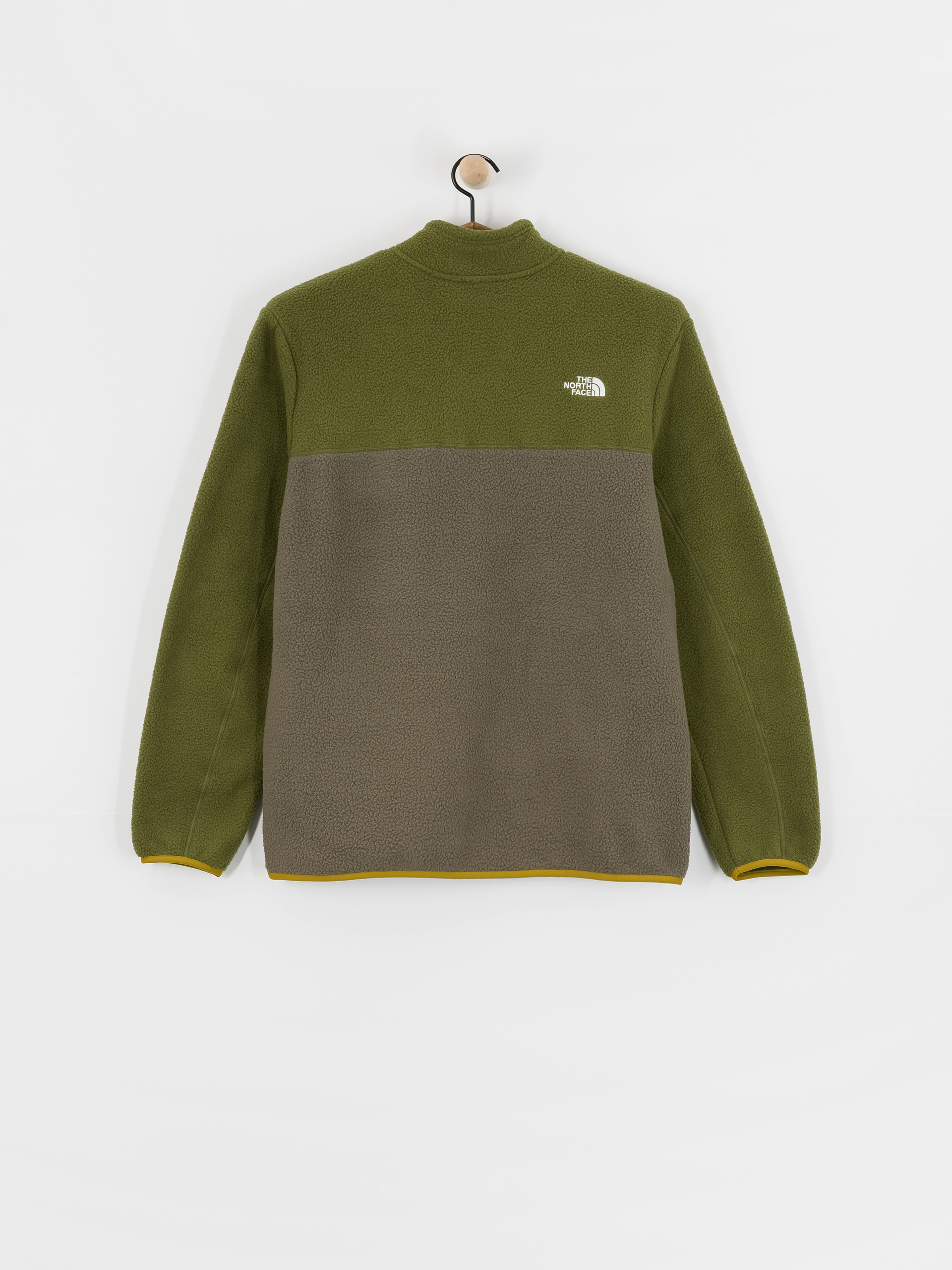 Męski Polar The North Face Yumiori 1/4 Zip (new taupe green/woodlan)