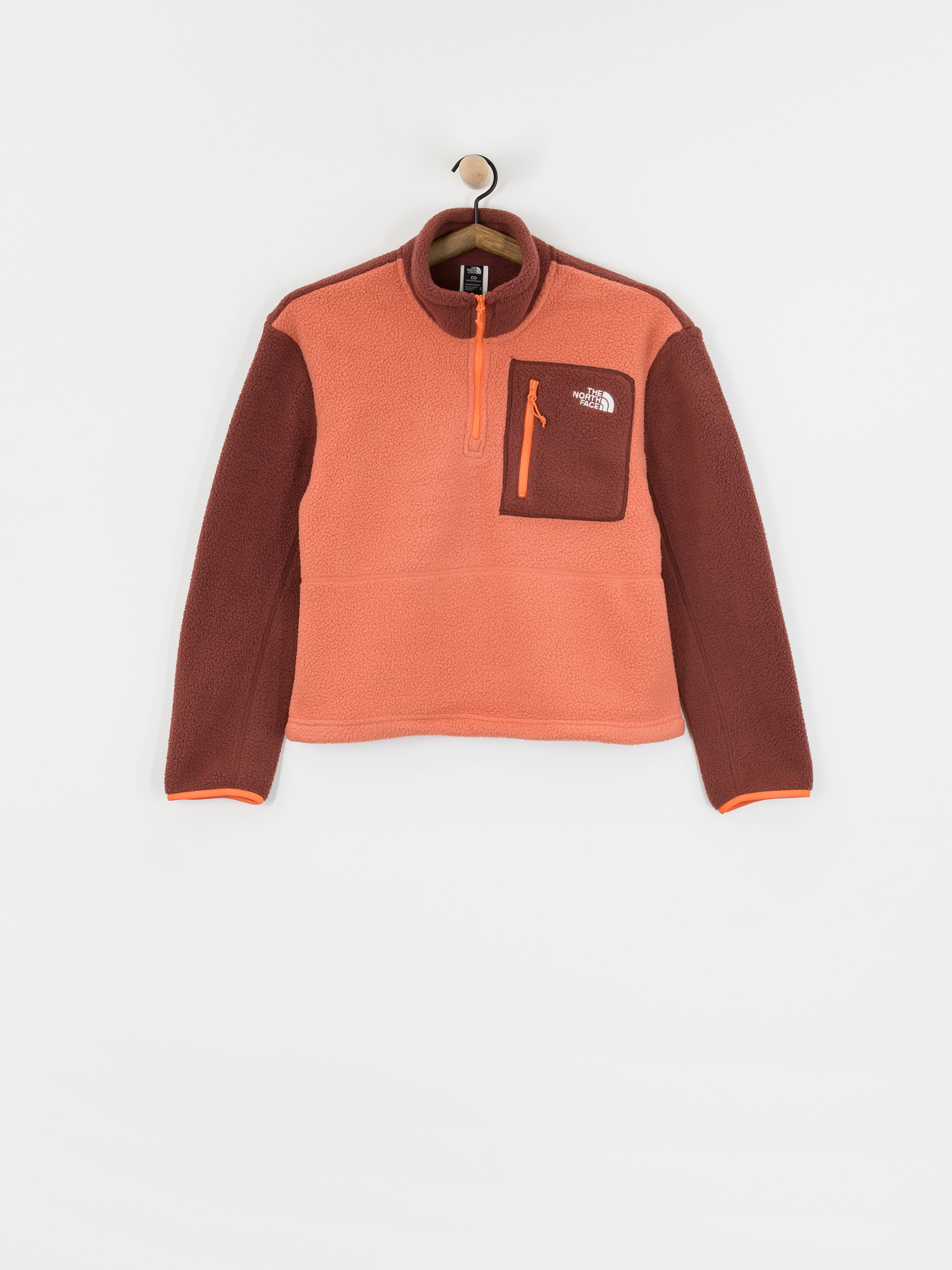 Męski Polar The North Face Yumiori 1/4 Zip (mars dust/sumac/solar f)