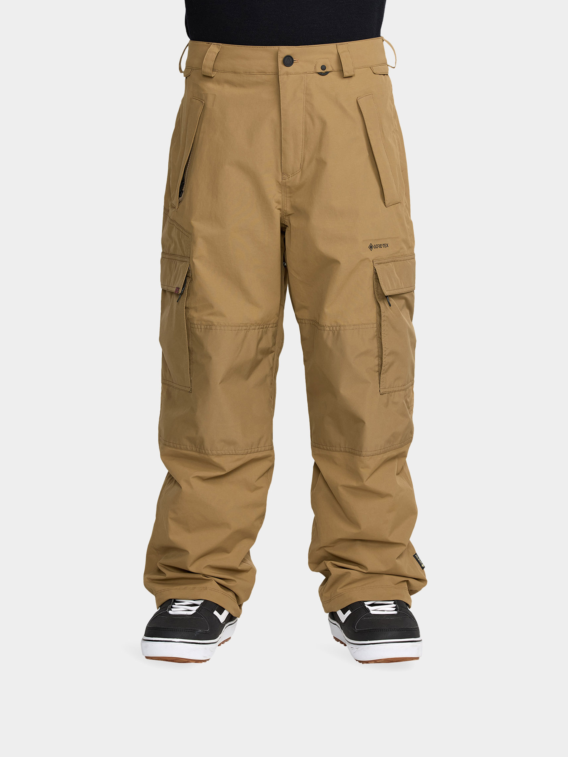 Męskie Spodnie snowboardowe Volcom Longo Gore Tex (bronze)