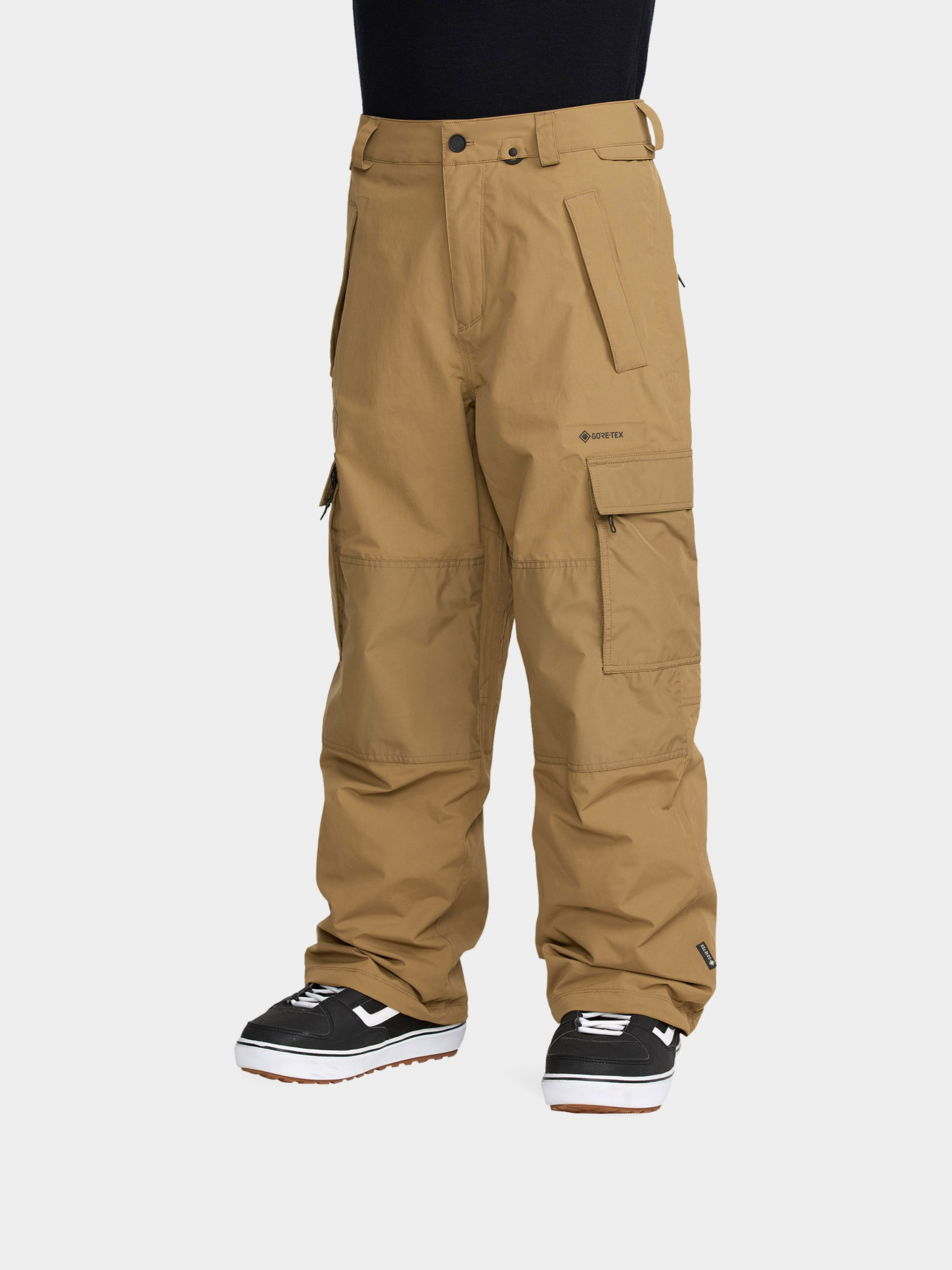 Męskie Spodnie snowboardowe Volcom Longo Gore Tex (bronze)
