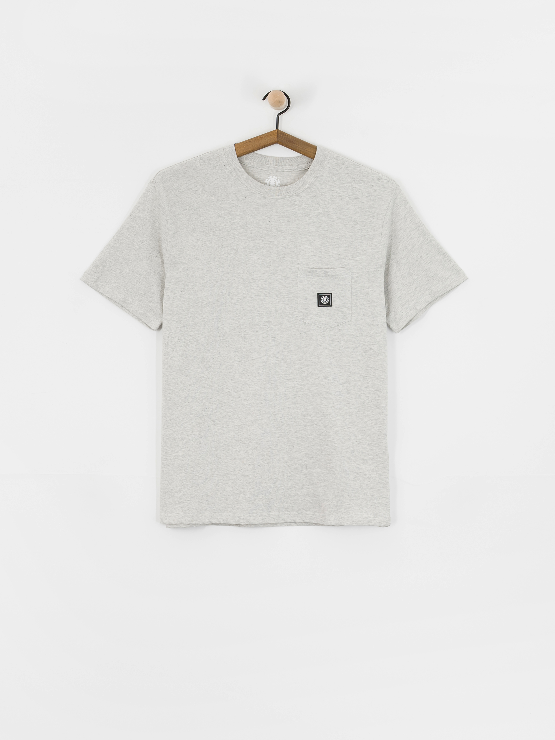 T-shirt Element Icon Label Pocket (mid grey heather)