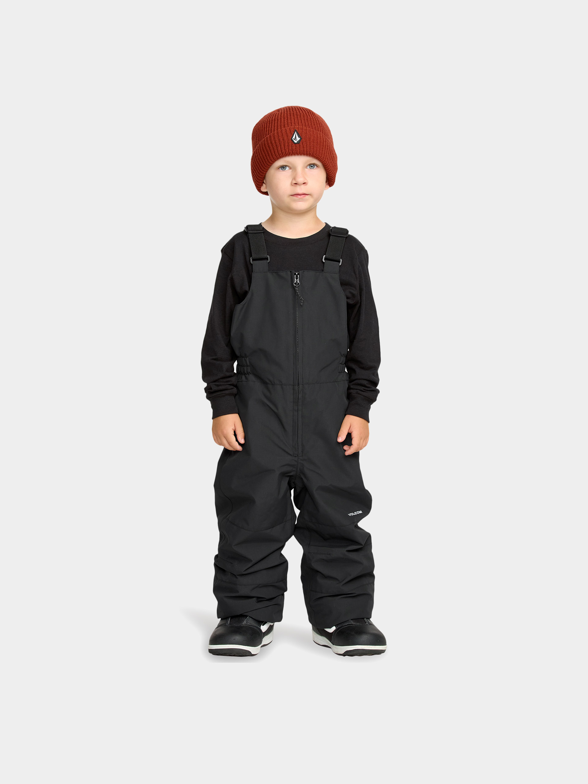 Spodnie snowboardowe Volcom Barkley Ins Bib Overall JR (black)