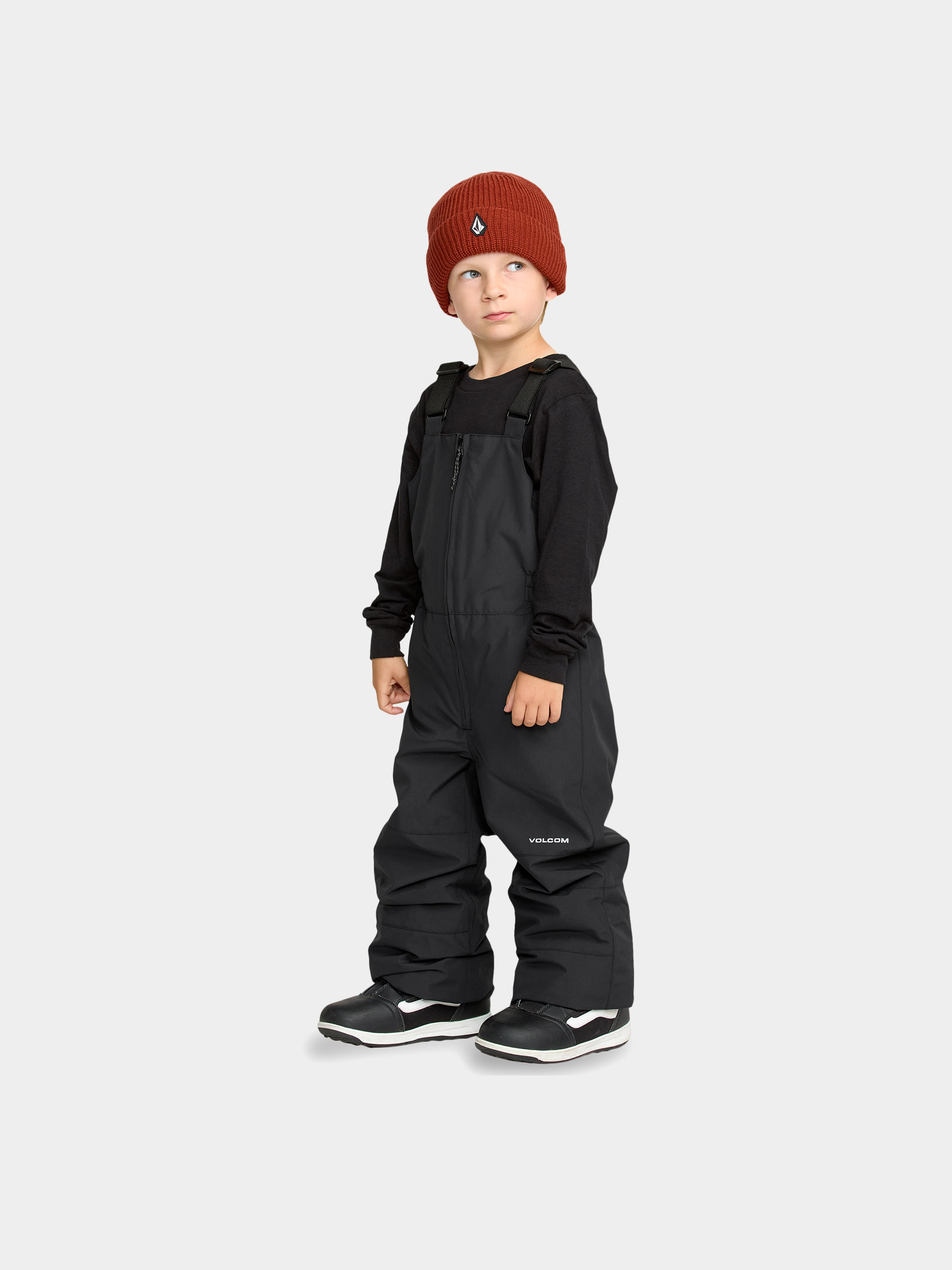 Spodnie snowboardowe Volcom Barkley Ins Bib Overall JR (black)