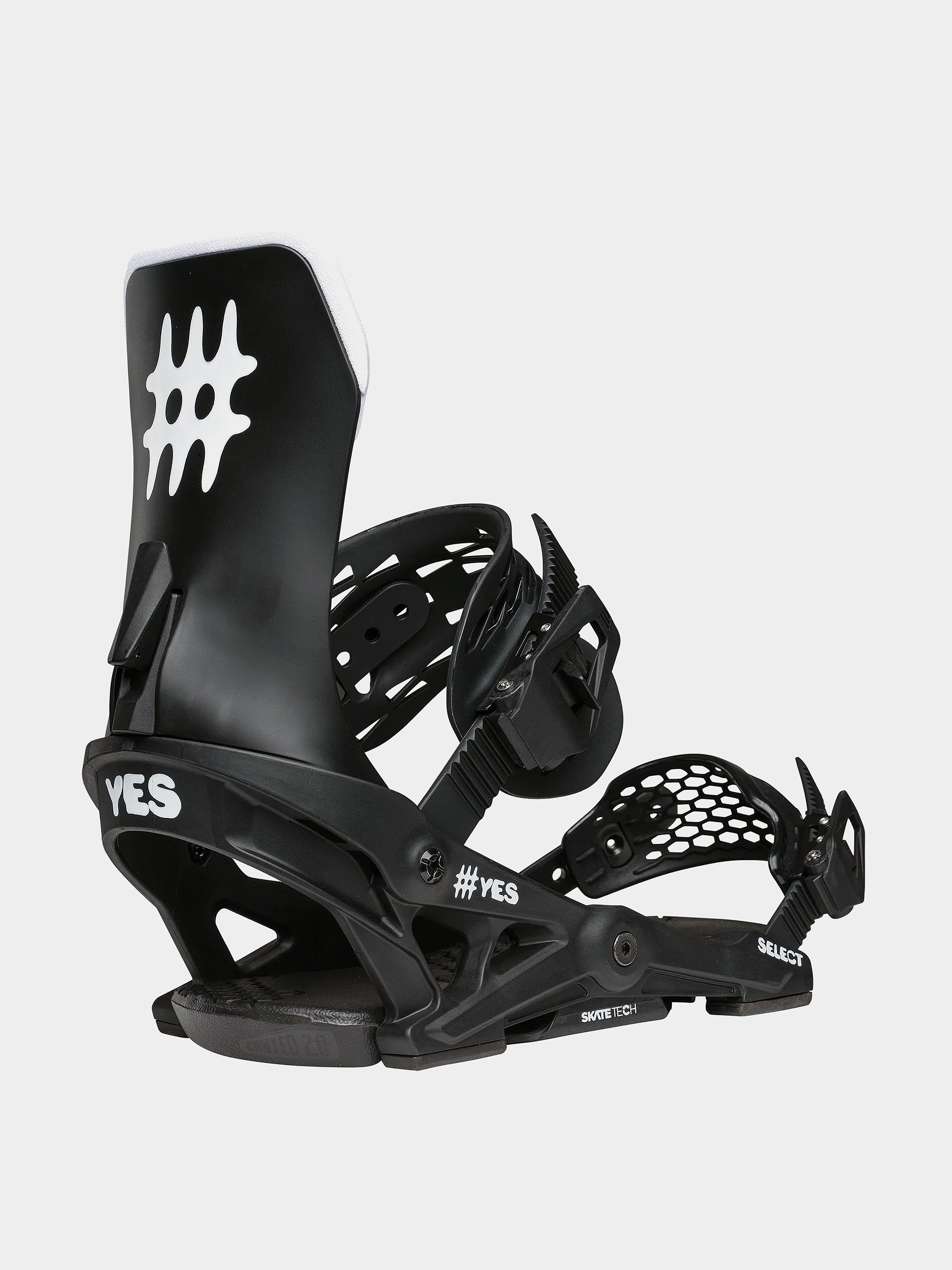 Wiu0105zania snowboardowe Yes Select (pitch black)