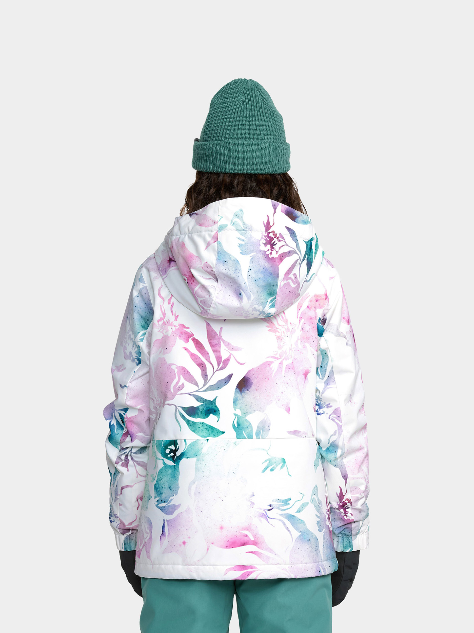 Kurtka snowboardowa Volcom Sass'N'Frass Ins JR (white)