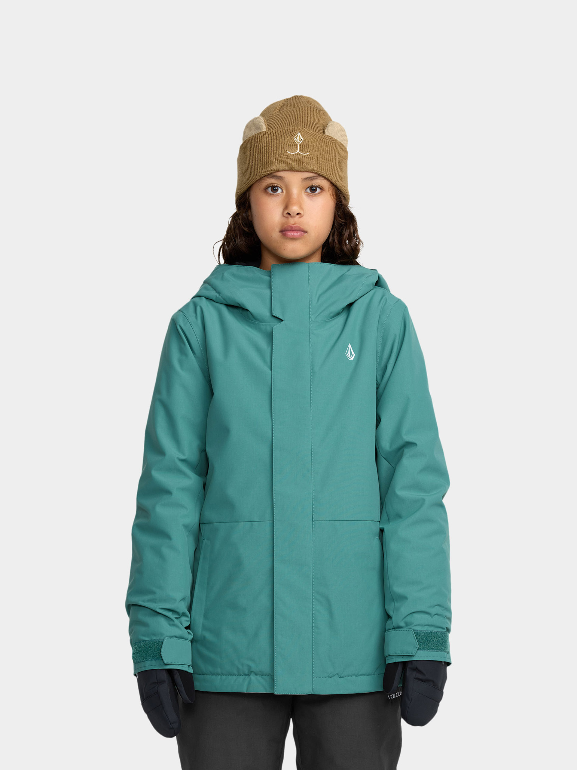 Kurtka snowboardowa Volcom Sass'N'Frass Ins JR (spruce green)