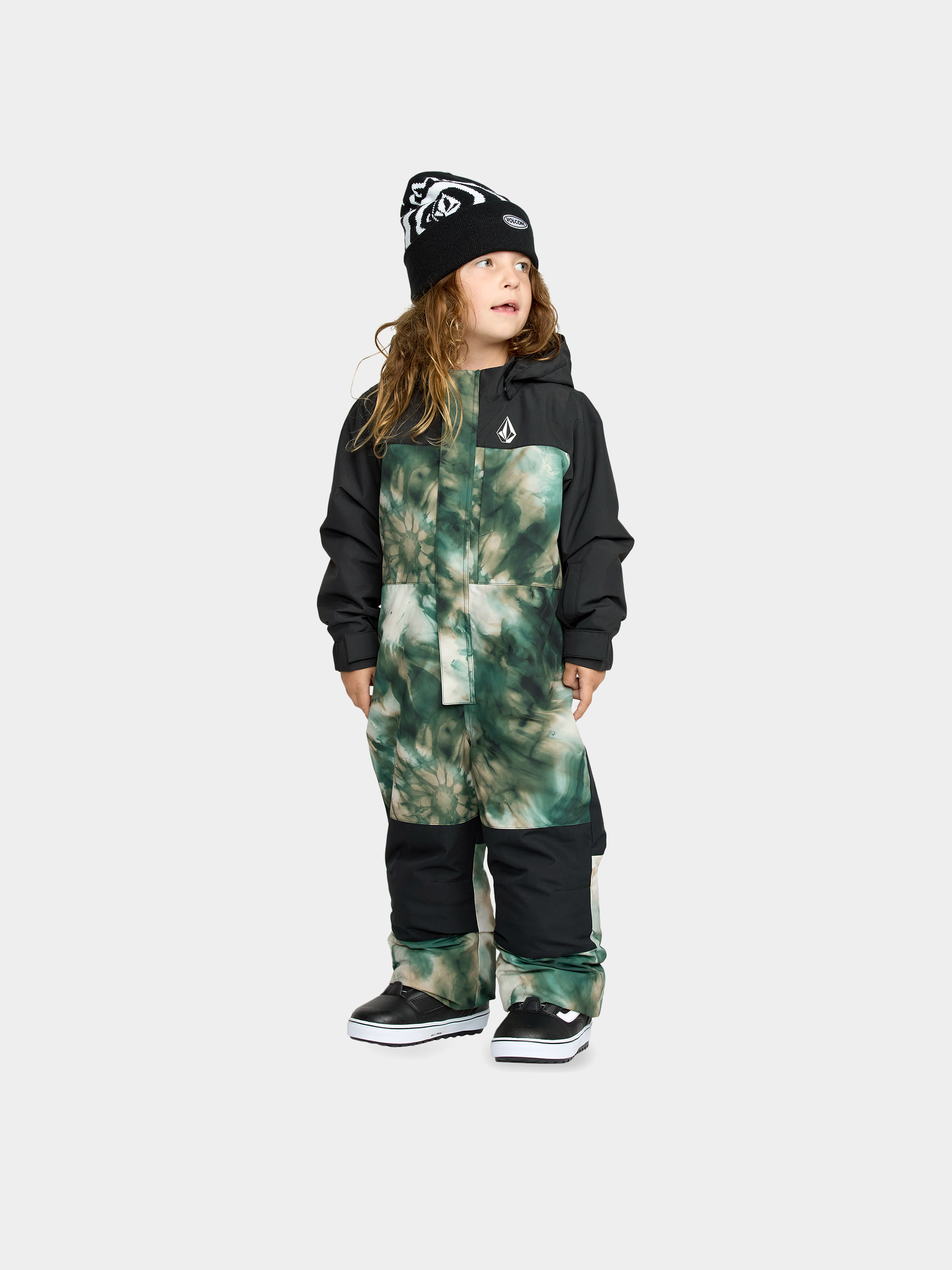 Kurtka snowboardowa Volcom Little Flurry One Piece JR (green)
