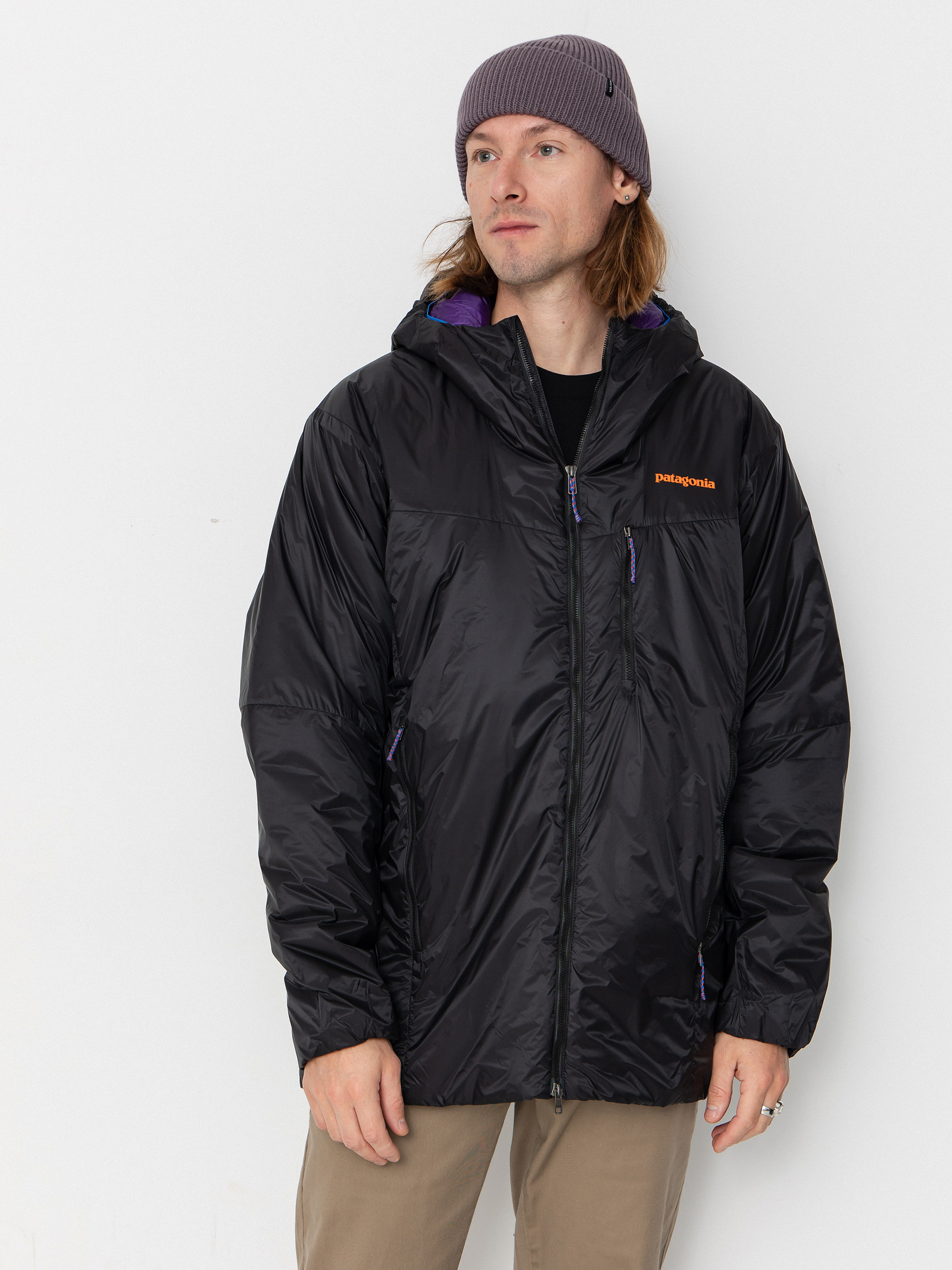 Kurtka Patagonia DAS Parka (black w/p6 blue)