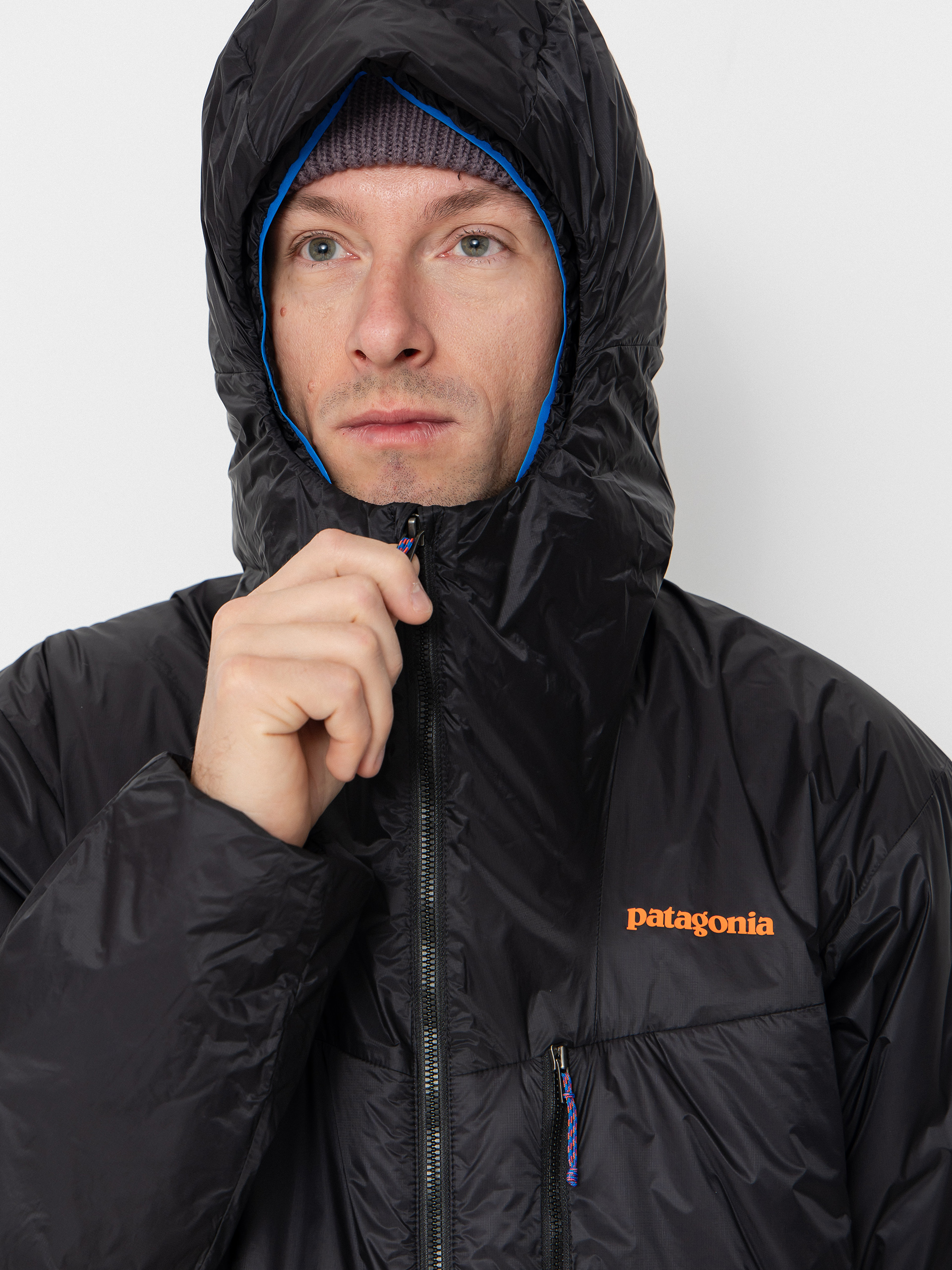 Kurtka Patagonia DAS Parka (black w/p6 blue)