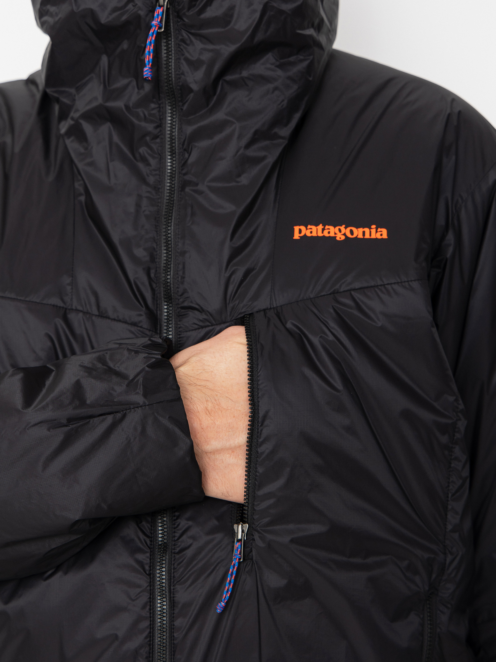 Kurtka Patagonia DAS Parka (black w/p6 blue)