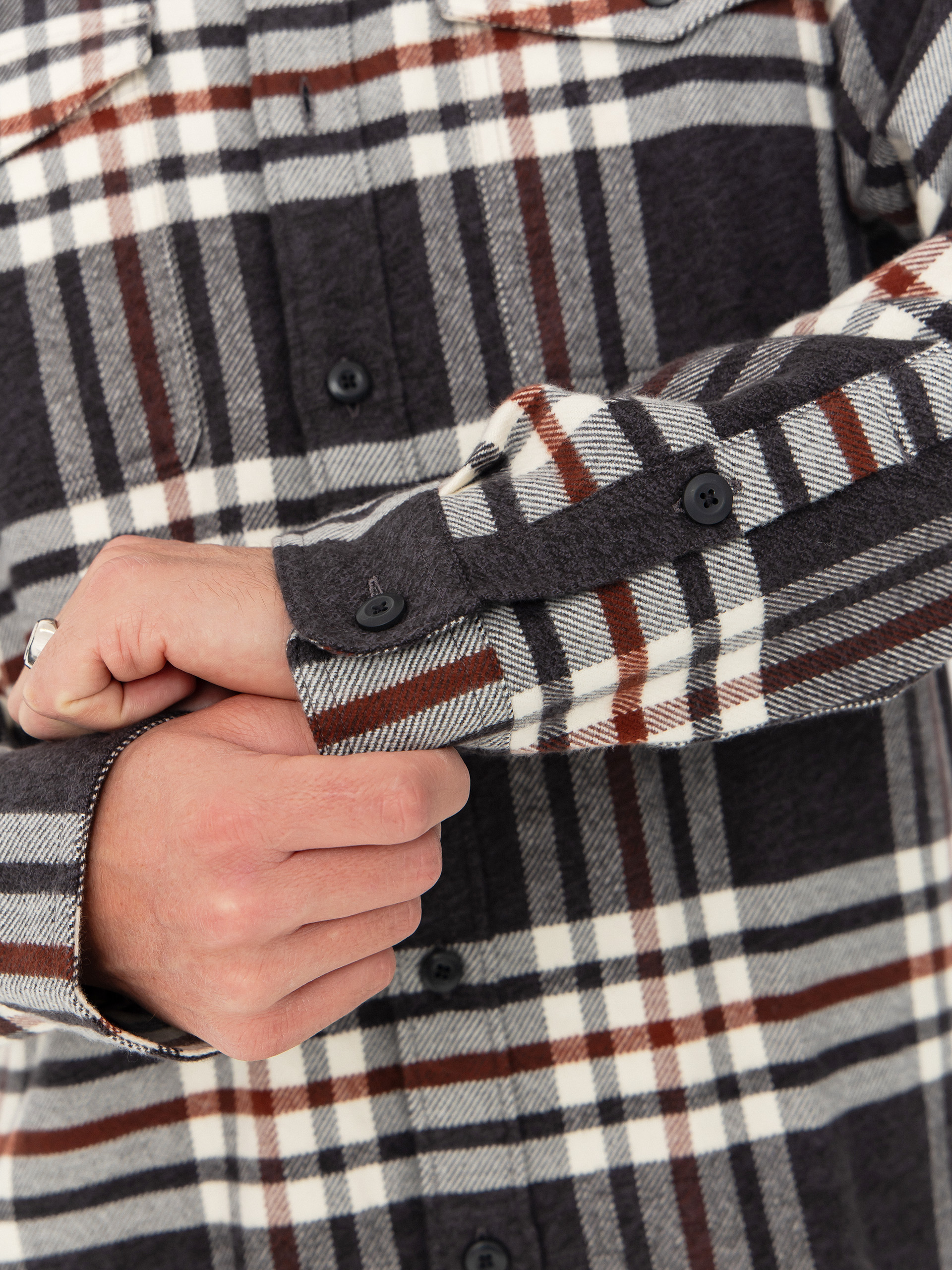 Koszula Patagonia Fjord Flannel (catch ink black)