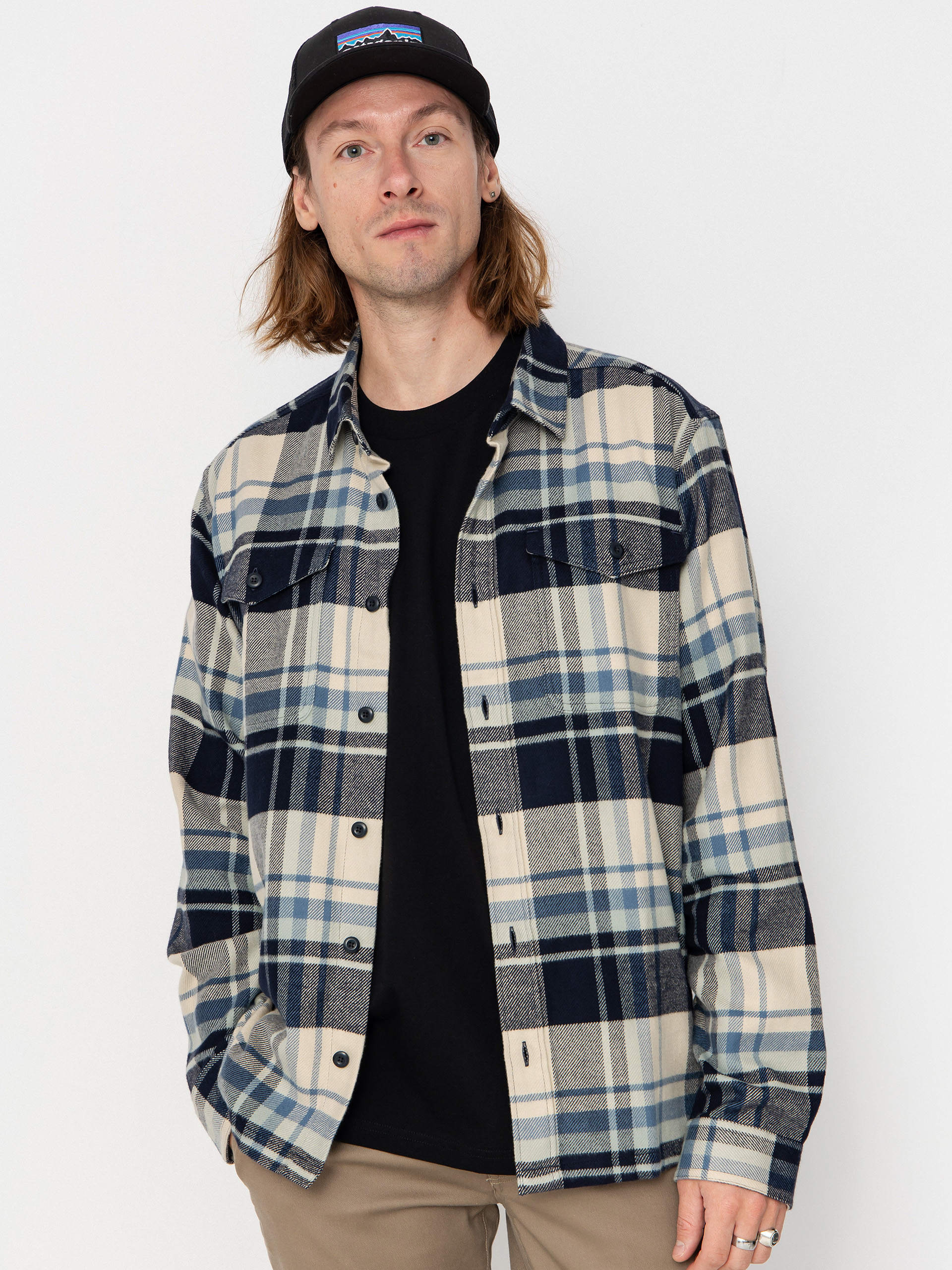 Koszula Patagonia Fjord Flannel (hibernate sunken blue)